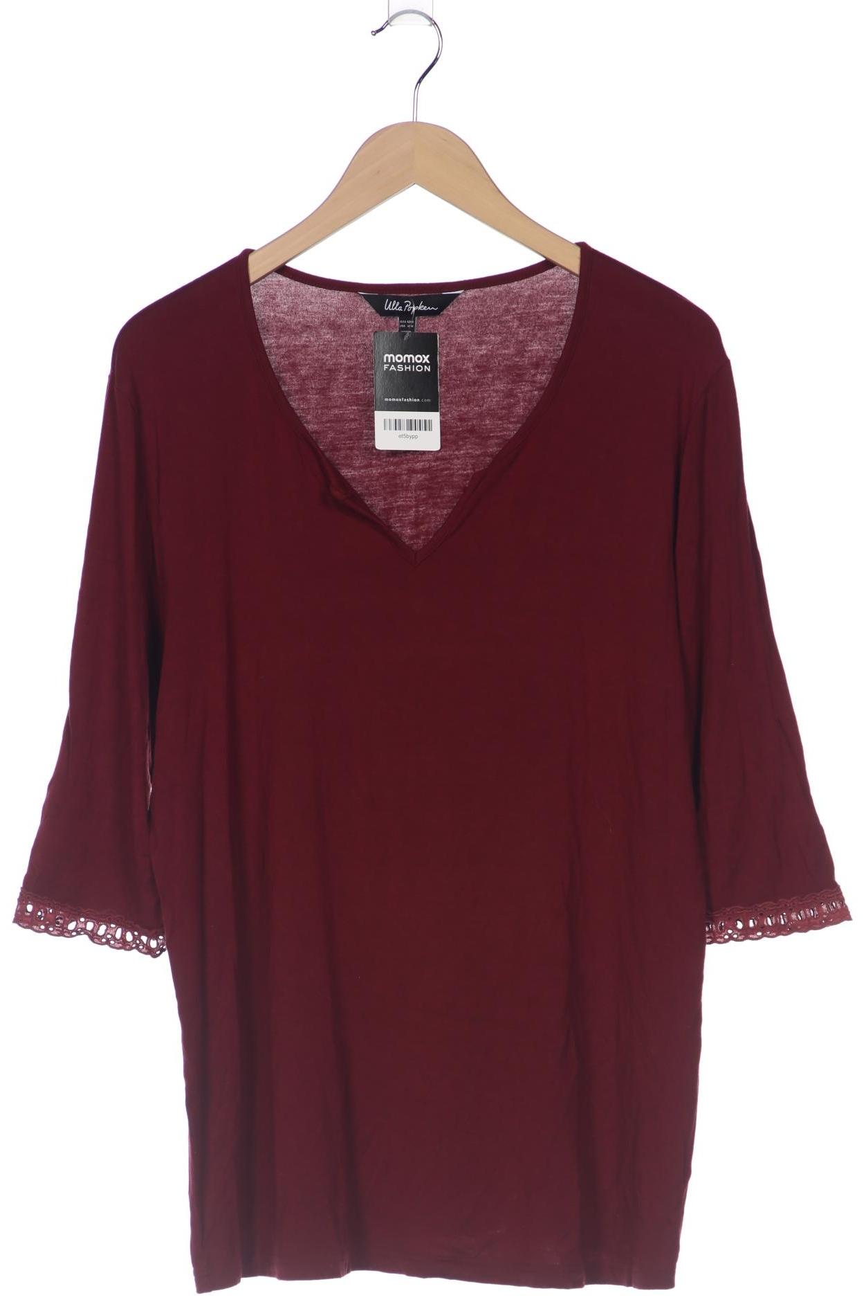 

Ulla Popken Damen Langarmshirt, bordeaux, Gr. 42