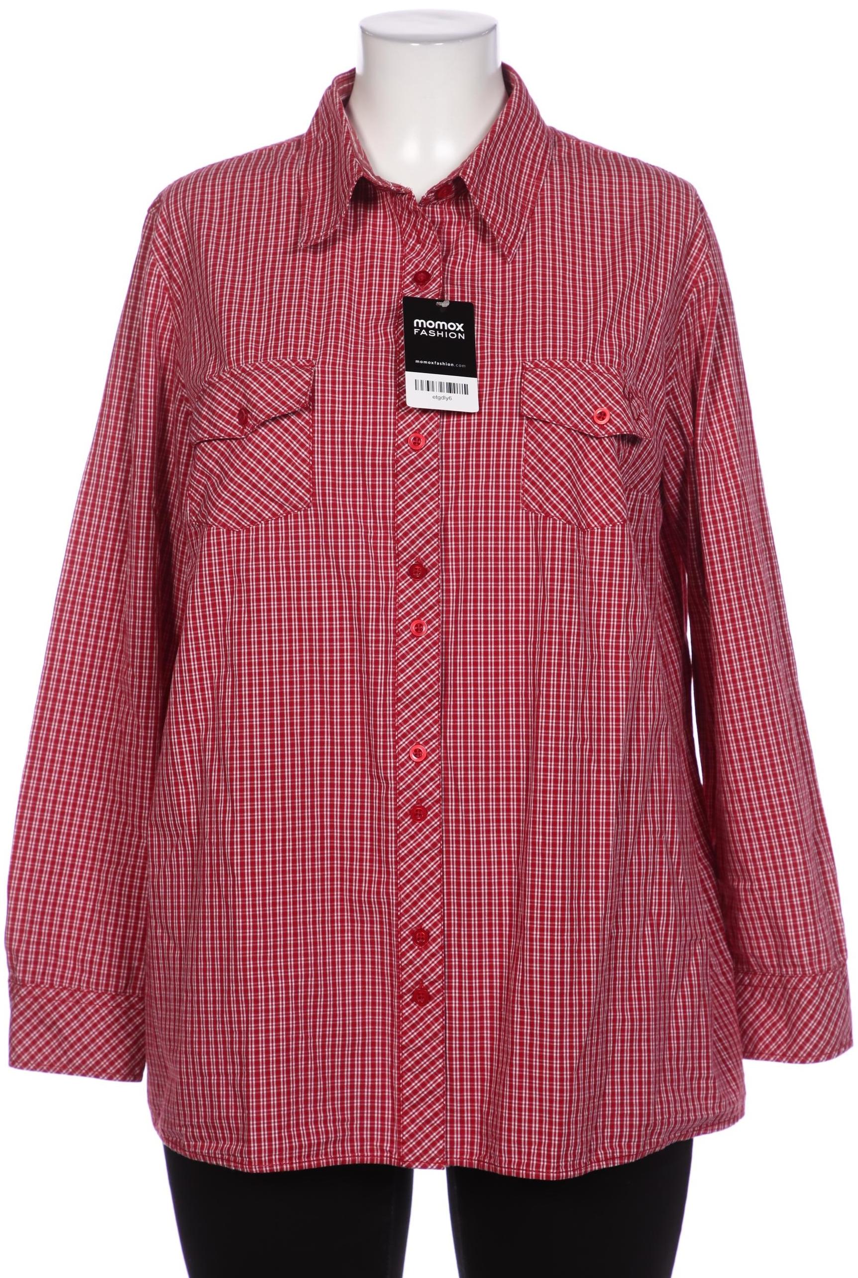 

Ulla Popken Damen Bluse, bordeaux, Gr. 46