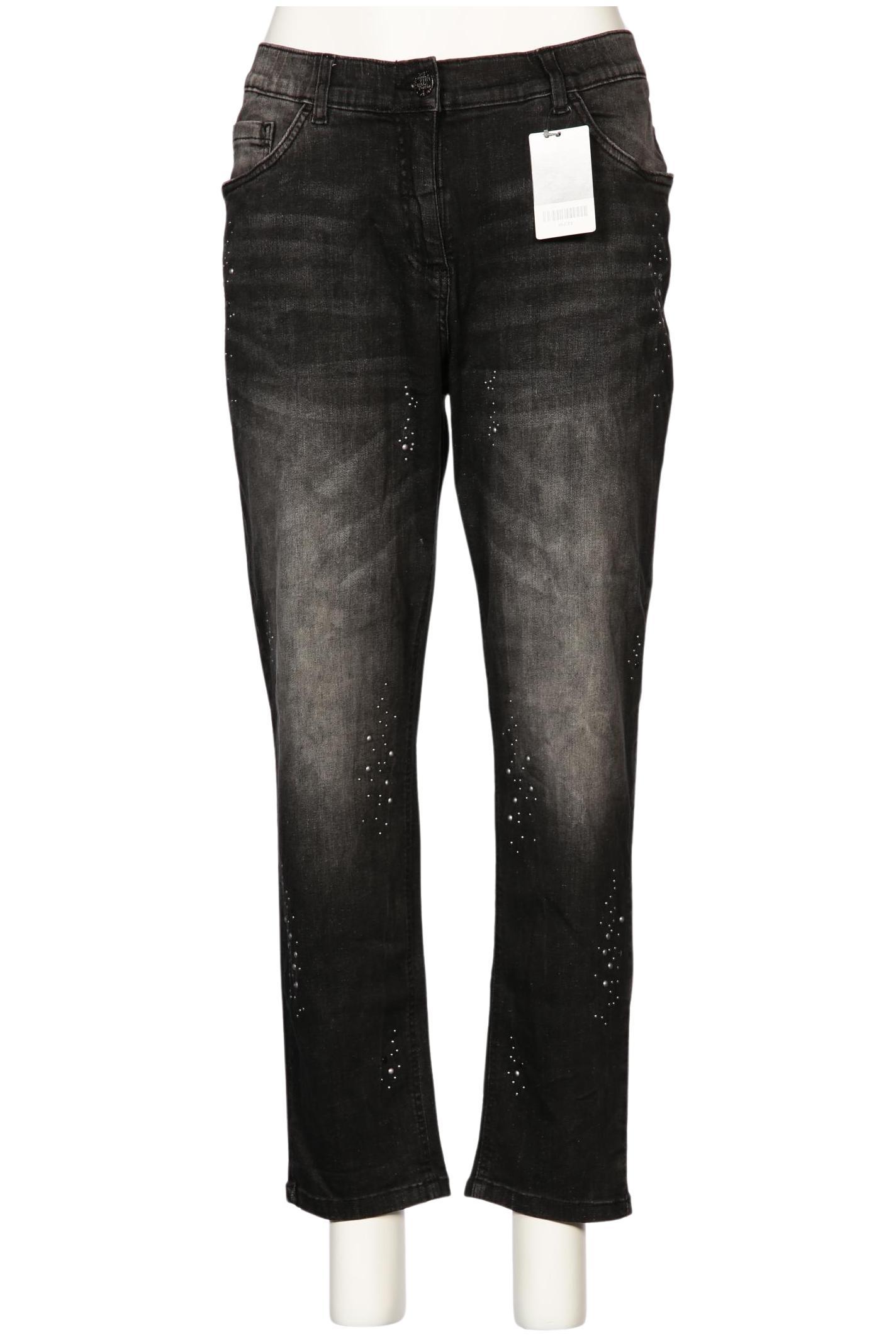 

Ulla Popken Damen Jeans, schwarz, Gr. 46
