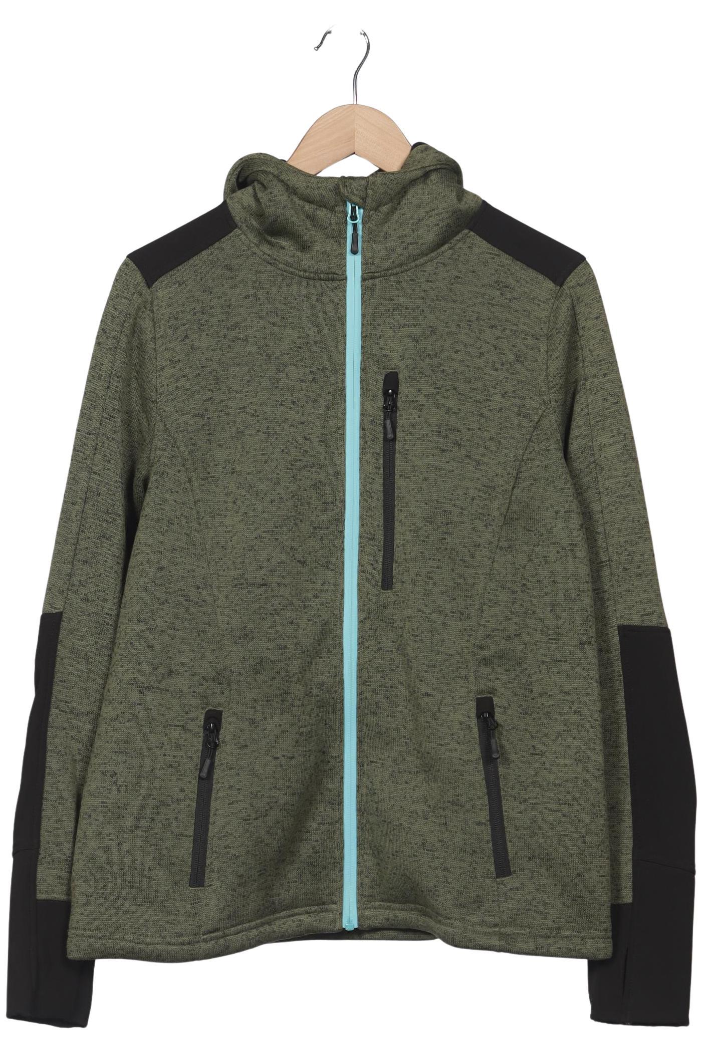 

Ulla Popken Damen Kapuzenpullover, grün, Gr. 42