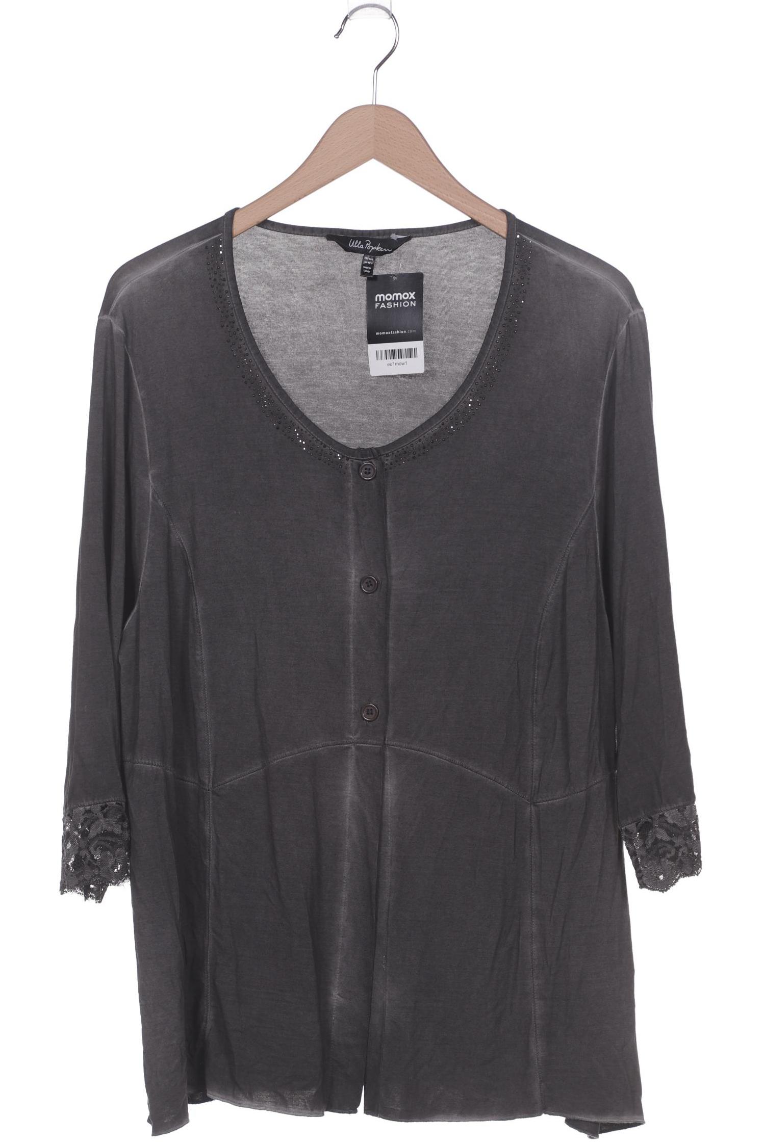 

Ulla Popken Damen Strickjacke, grau, Gr. 46