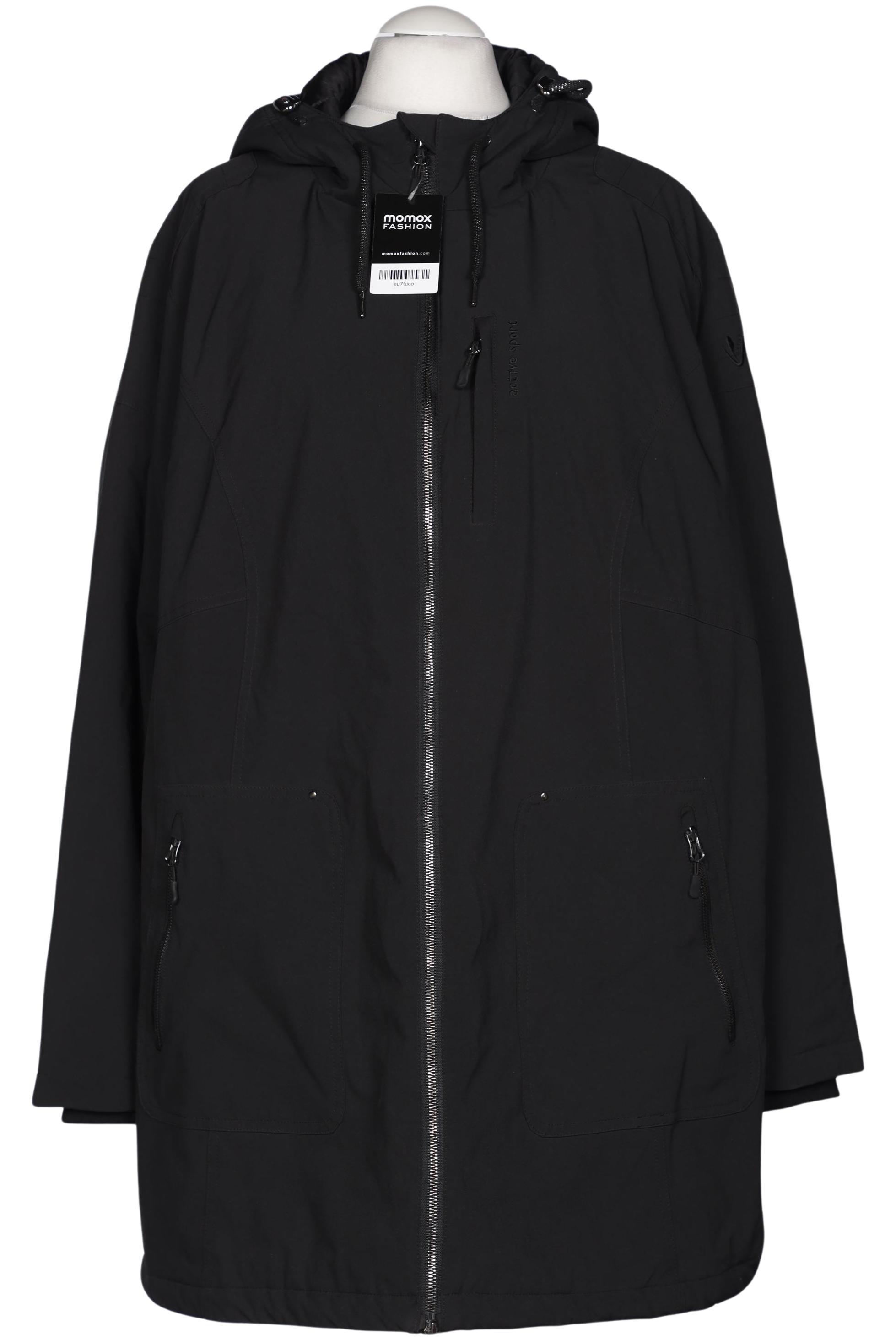 

Ulla Popken Damen Mantel, schwarz, Gr. 54