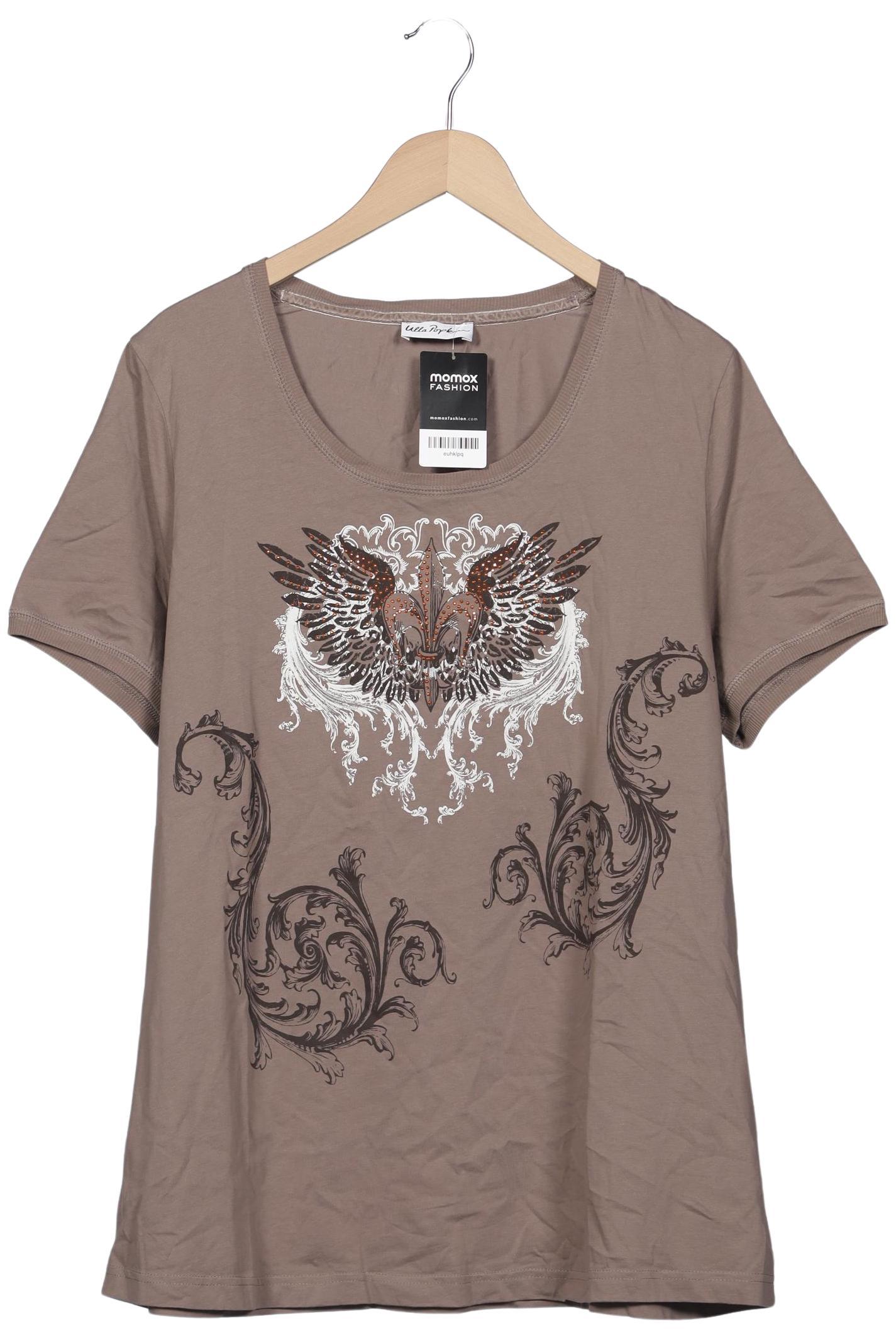 

Ulla Popken Damen T-Shirt, braun, Gr. 48