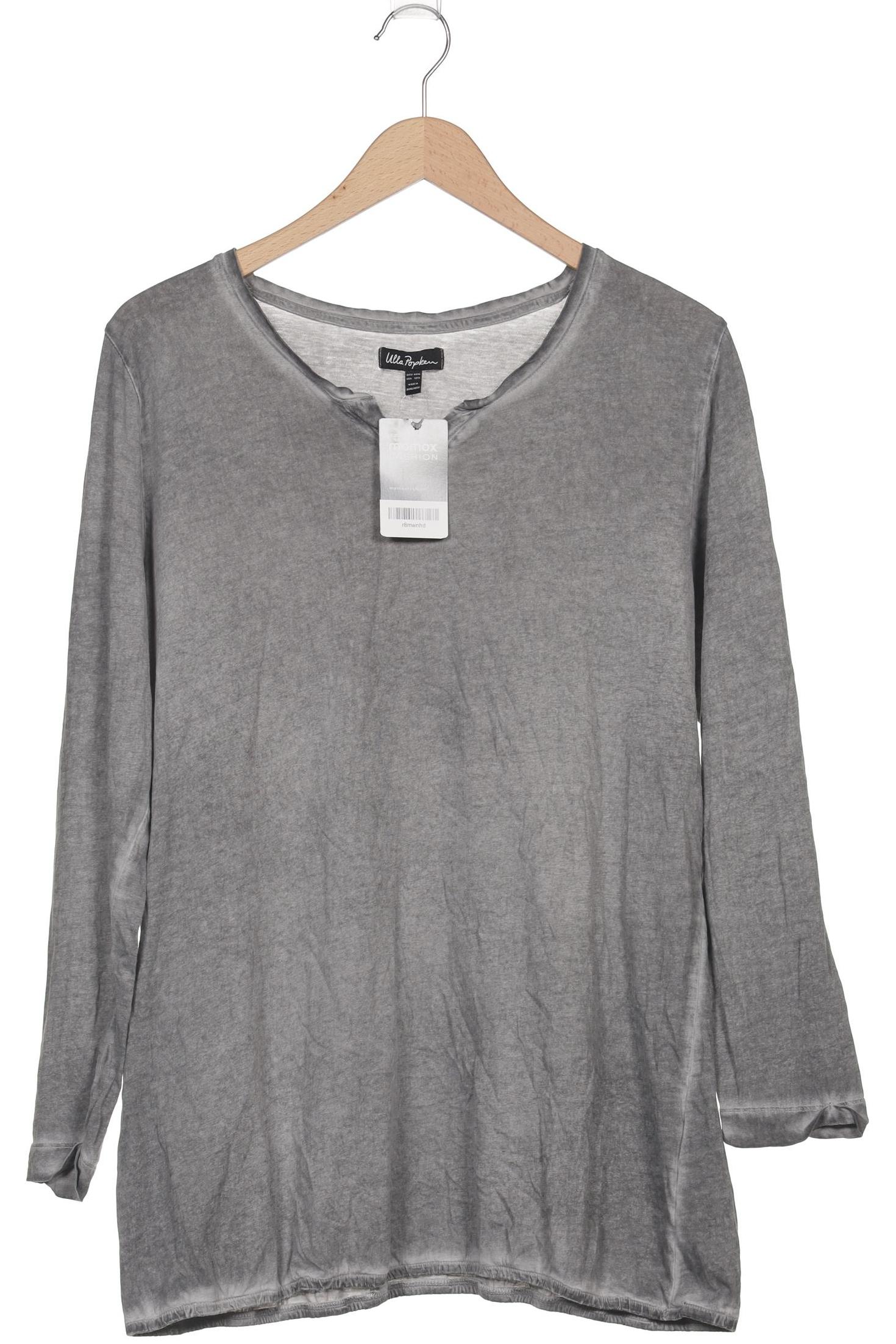 

Ulla Popken Damen Langarmshirt, grau, Gr. 42