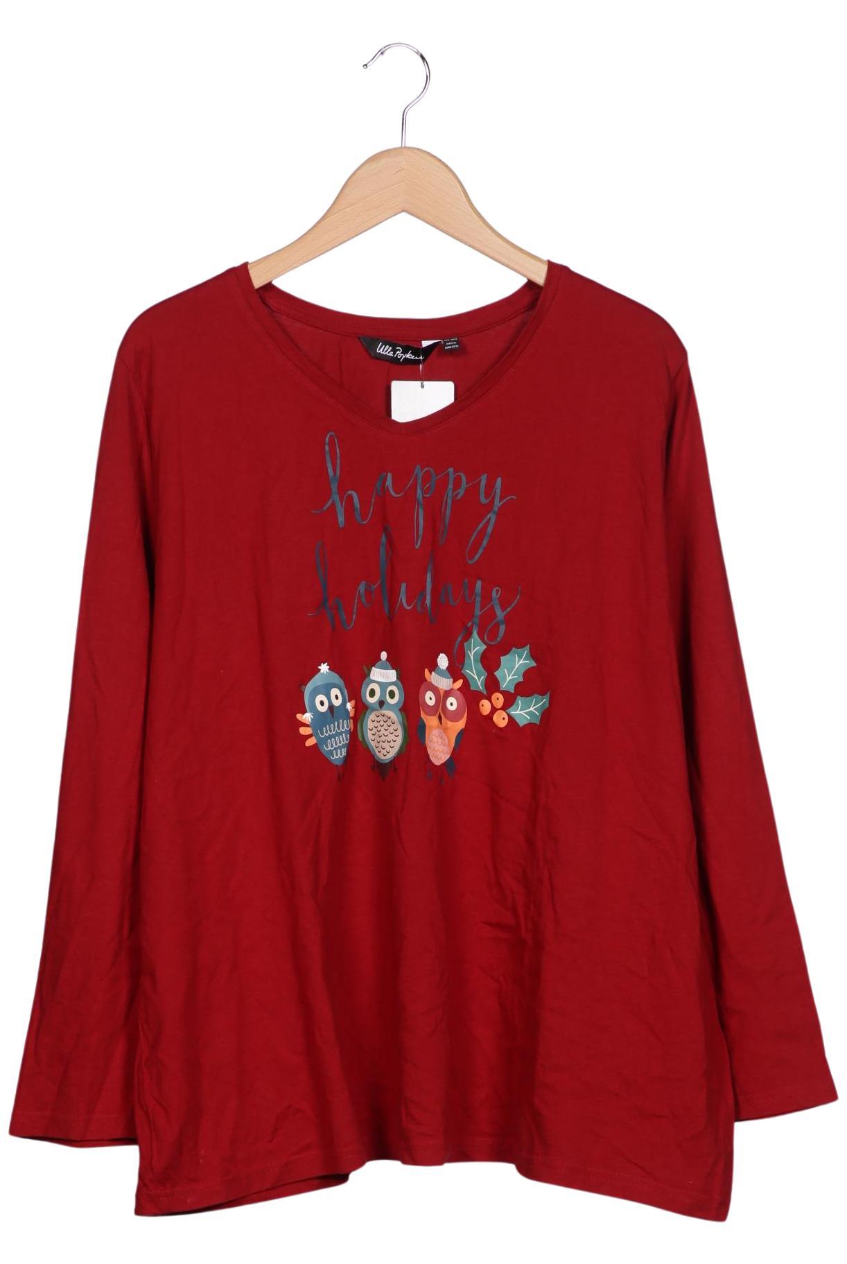 

Ulla Popken Damen Langarmshirt, rot, Gr. 50