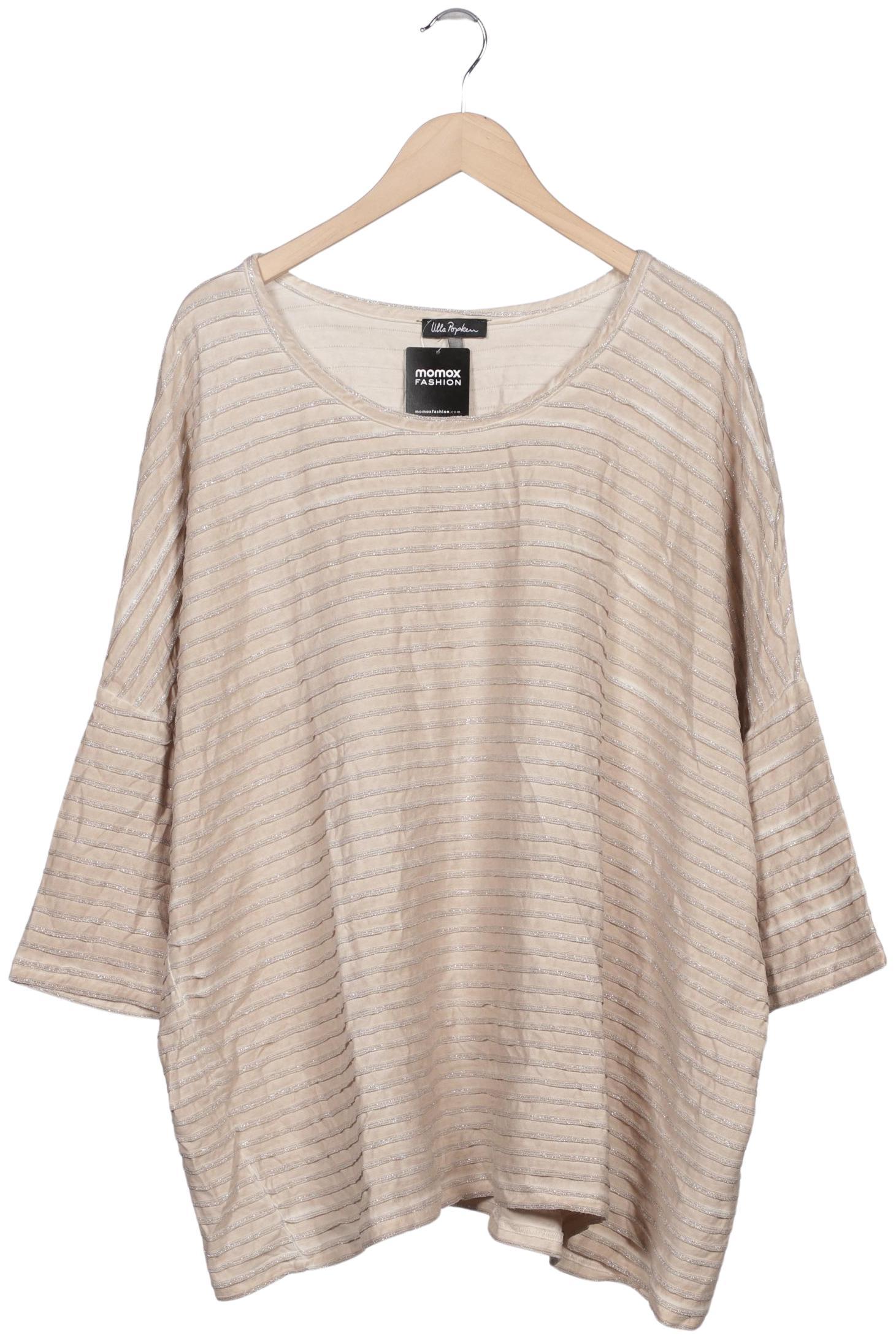 

Ulla Popken Damen Langarmshirt, beige, Gr. 46