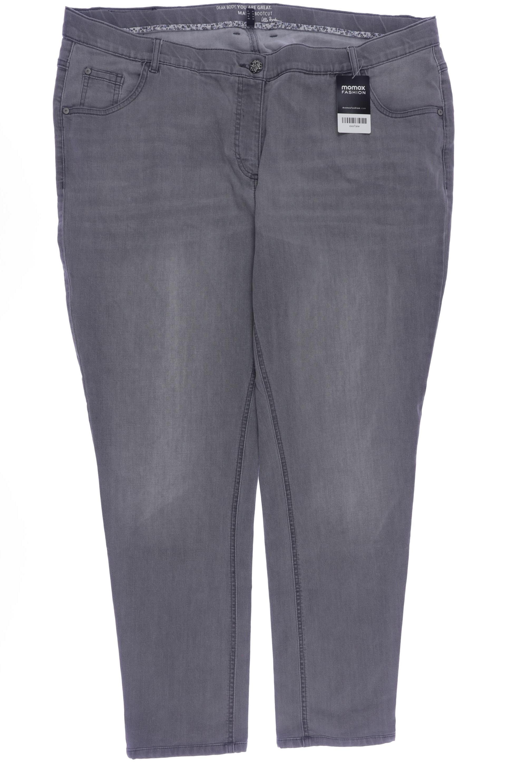 

Ulla Popken Damen Jeans, grau, Gr. 52