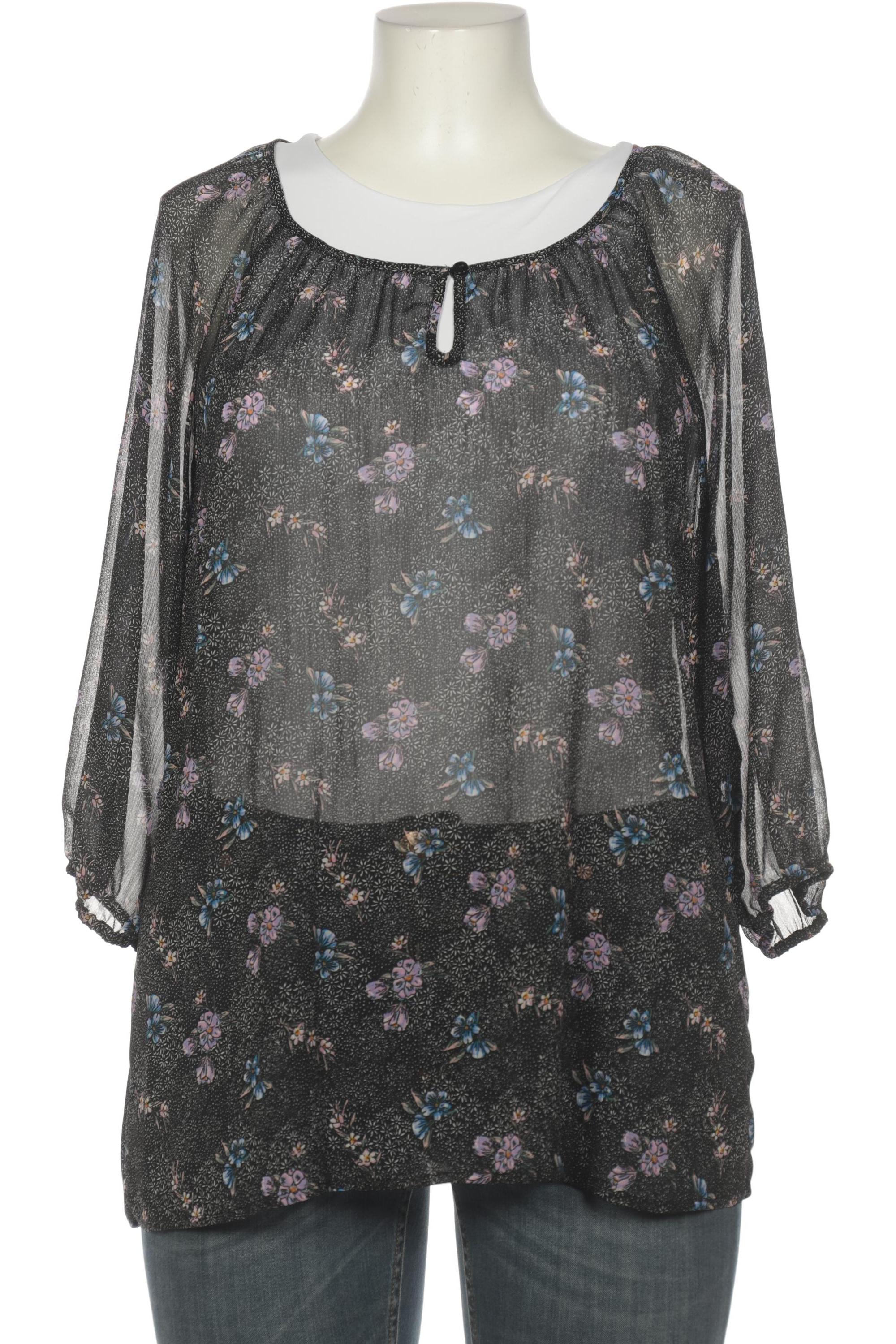 

Ulla Popken Damen Bluse, schwarz, Gr. 42