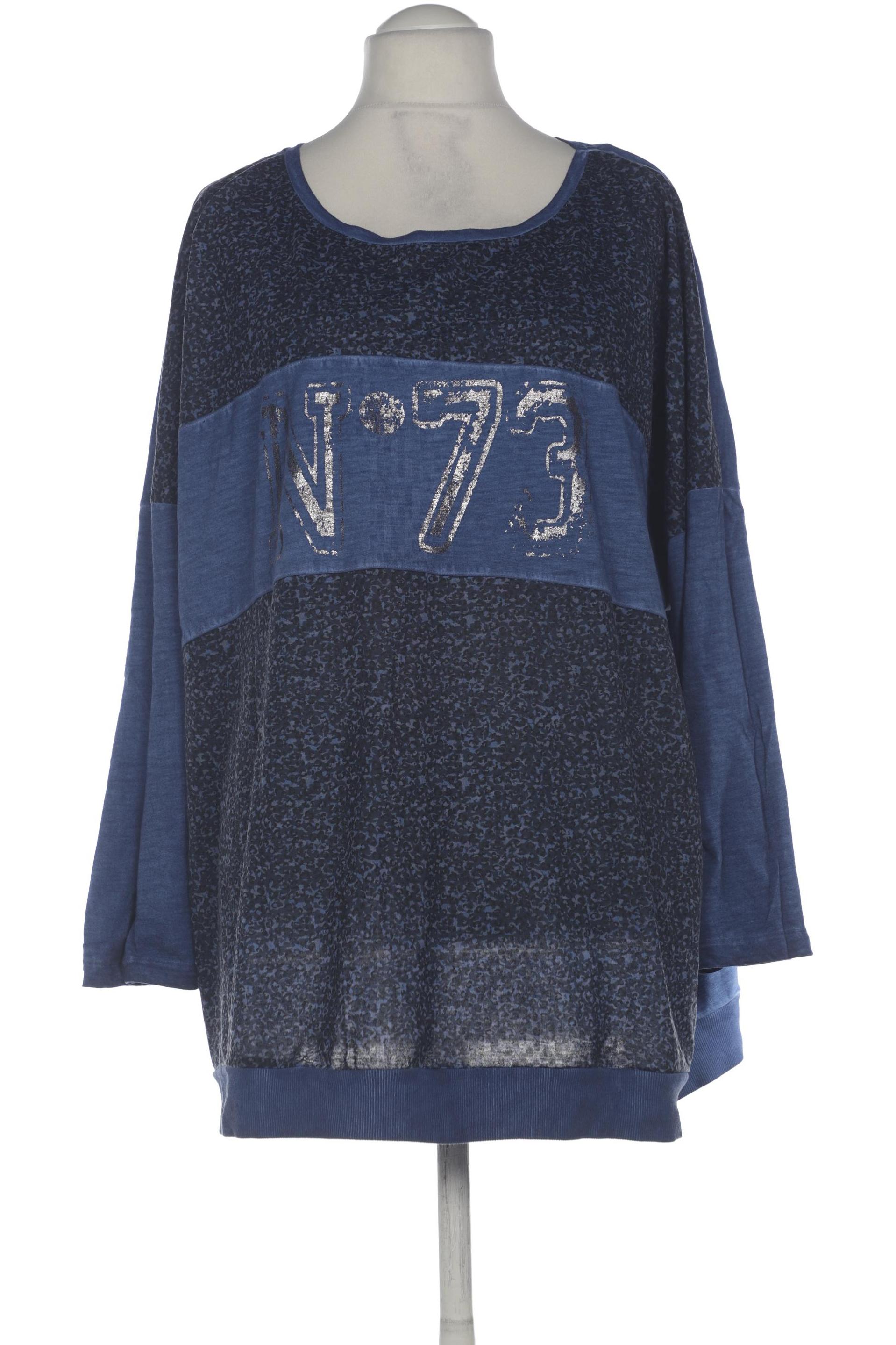 

Ulla Popken Damen Langarmshirt, marineblau, Gr. 52