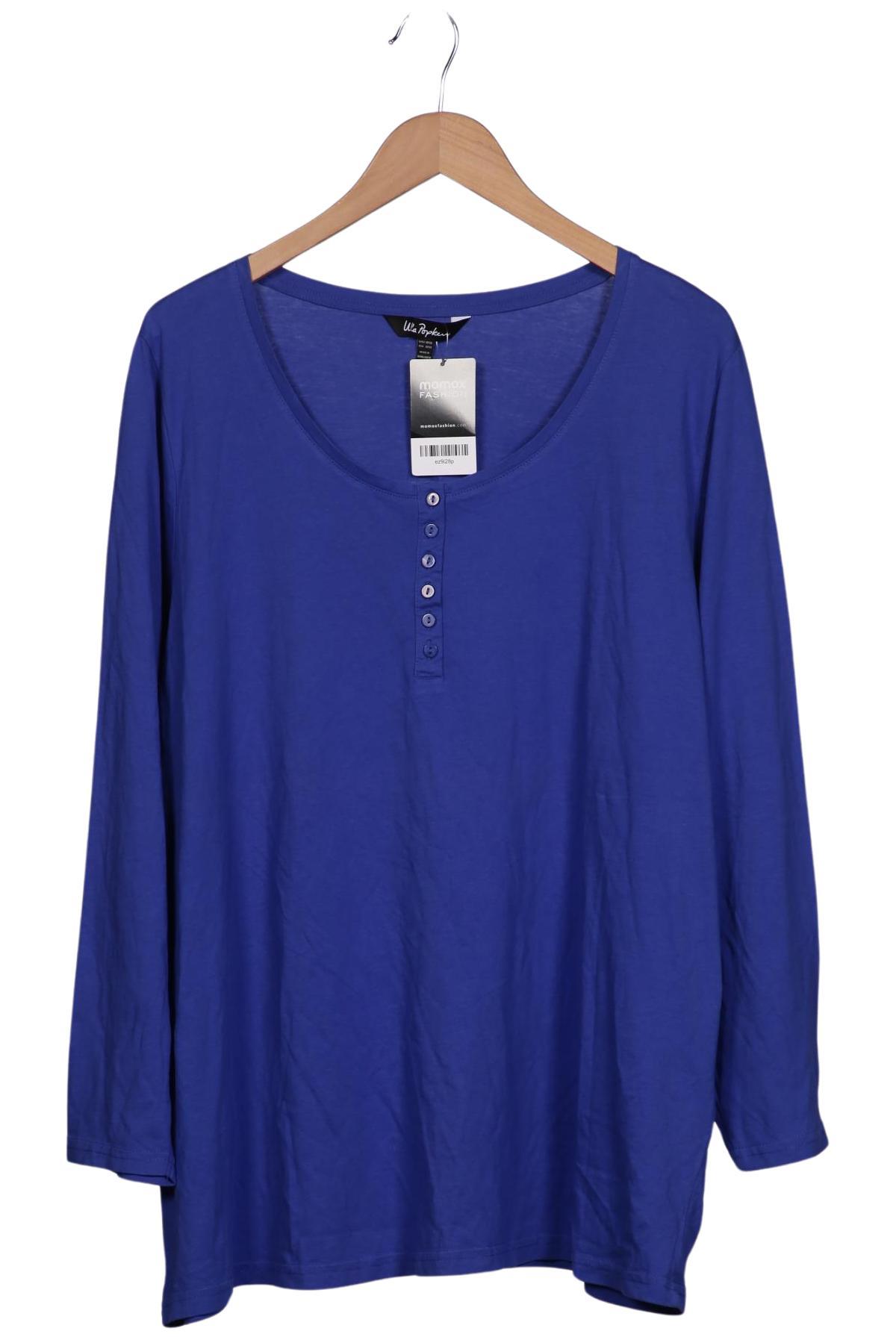 

Ulla Popken Damen Langarmshirt, blau, Gr. 50