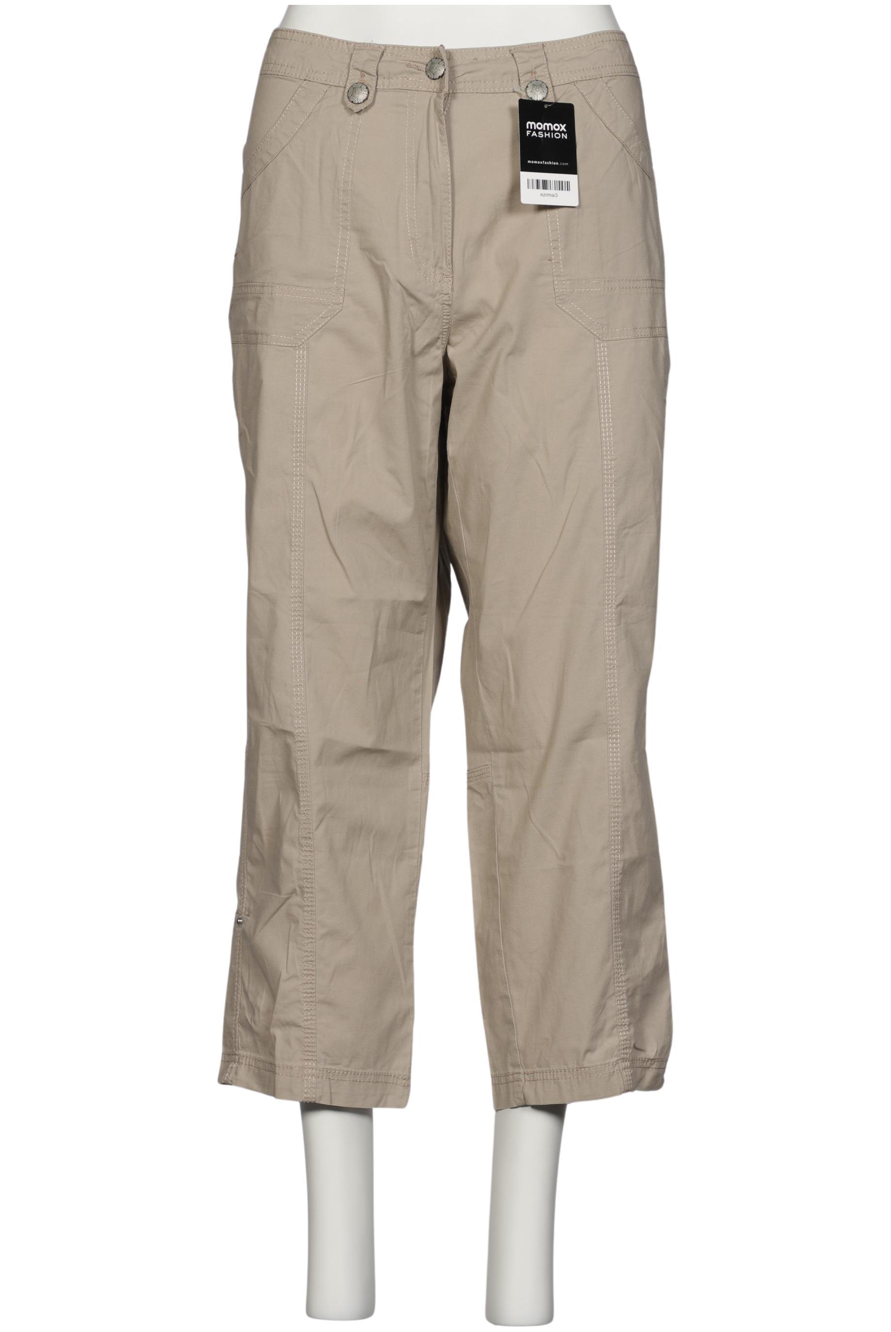 

Ulla Popken Damen Stoffhose, beige, Gr. 46