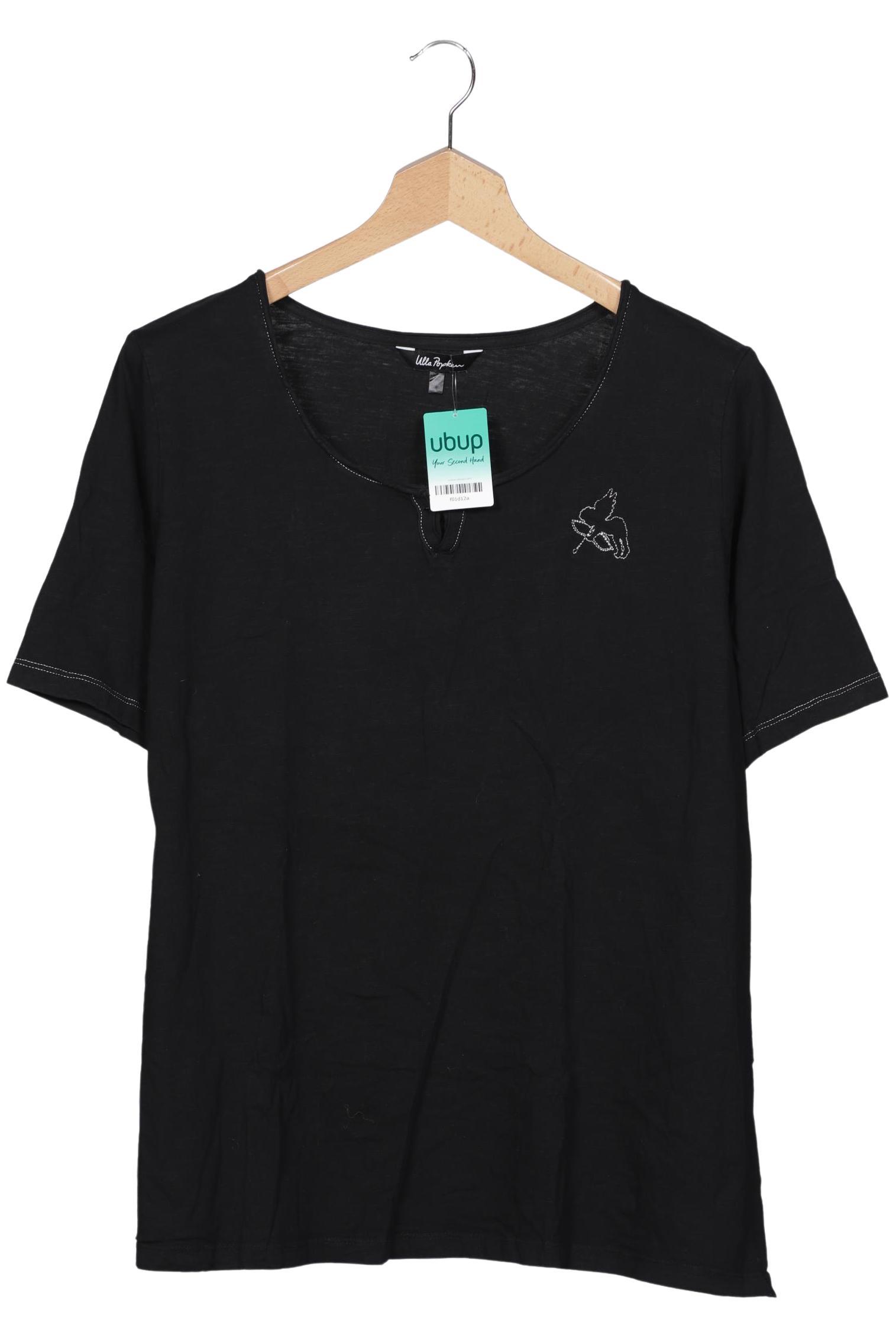 

Ulla Popken Damen T-Shirt, schwarz, Gr. 58