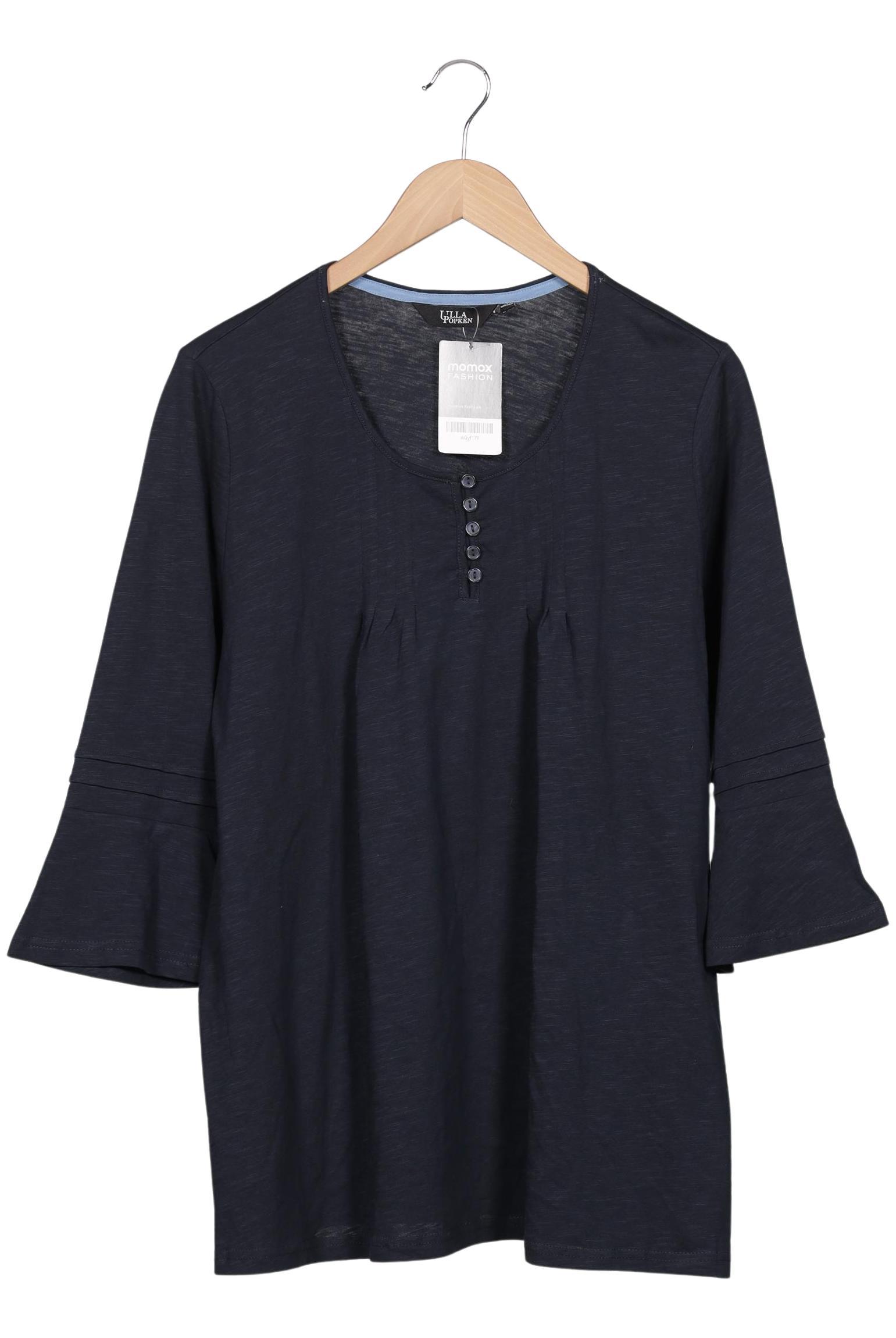 

Ulla Popken Damen Langarmshirt, marineblau, Gr. 46