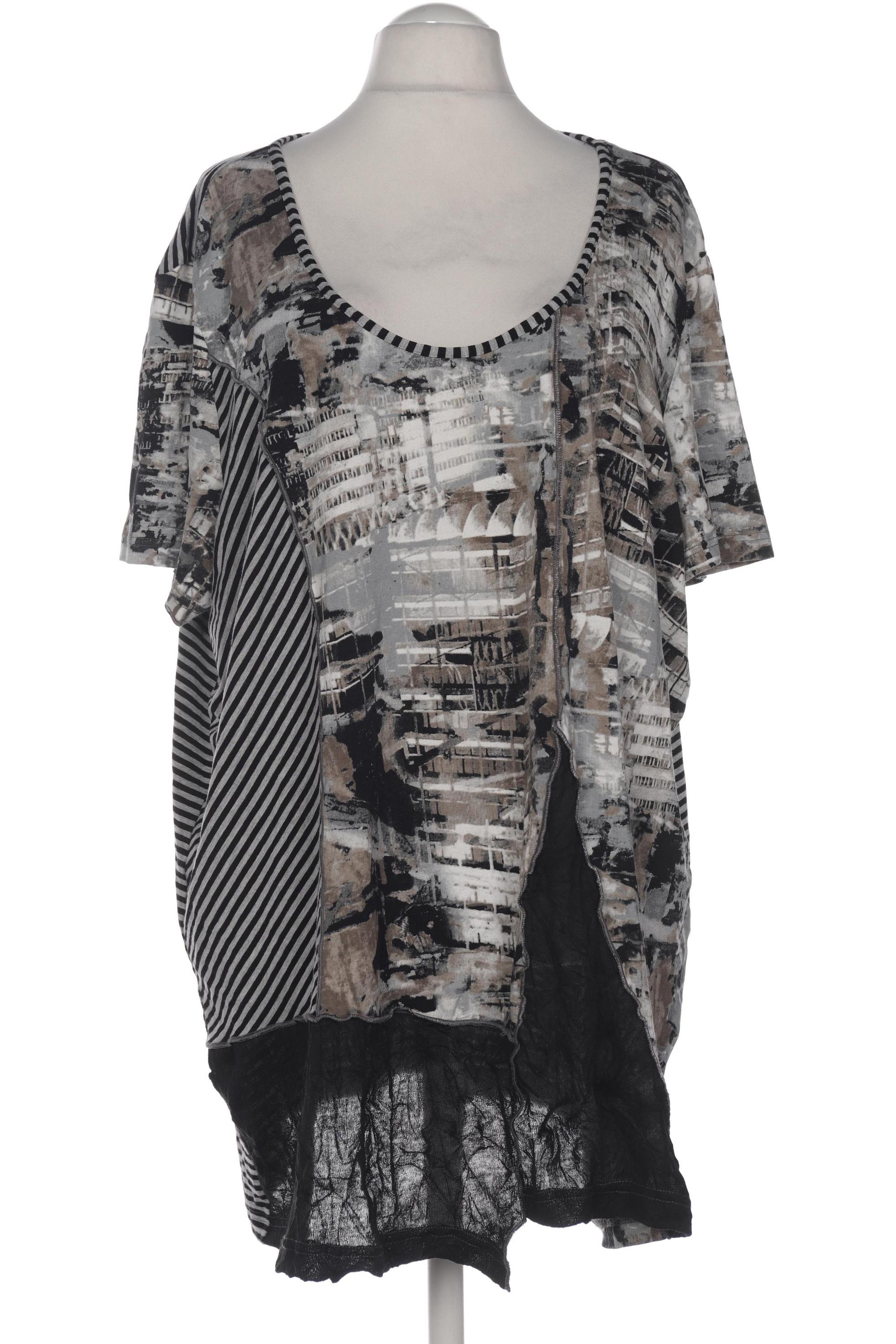 

Ulla Popken Damen T-Shirt, grau, Gr. 58
