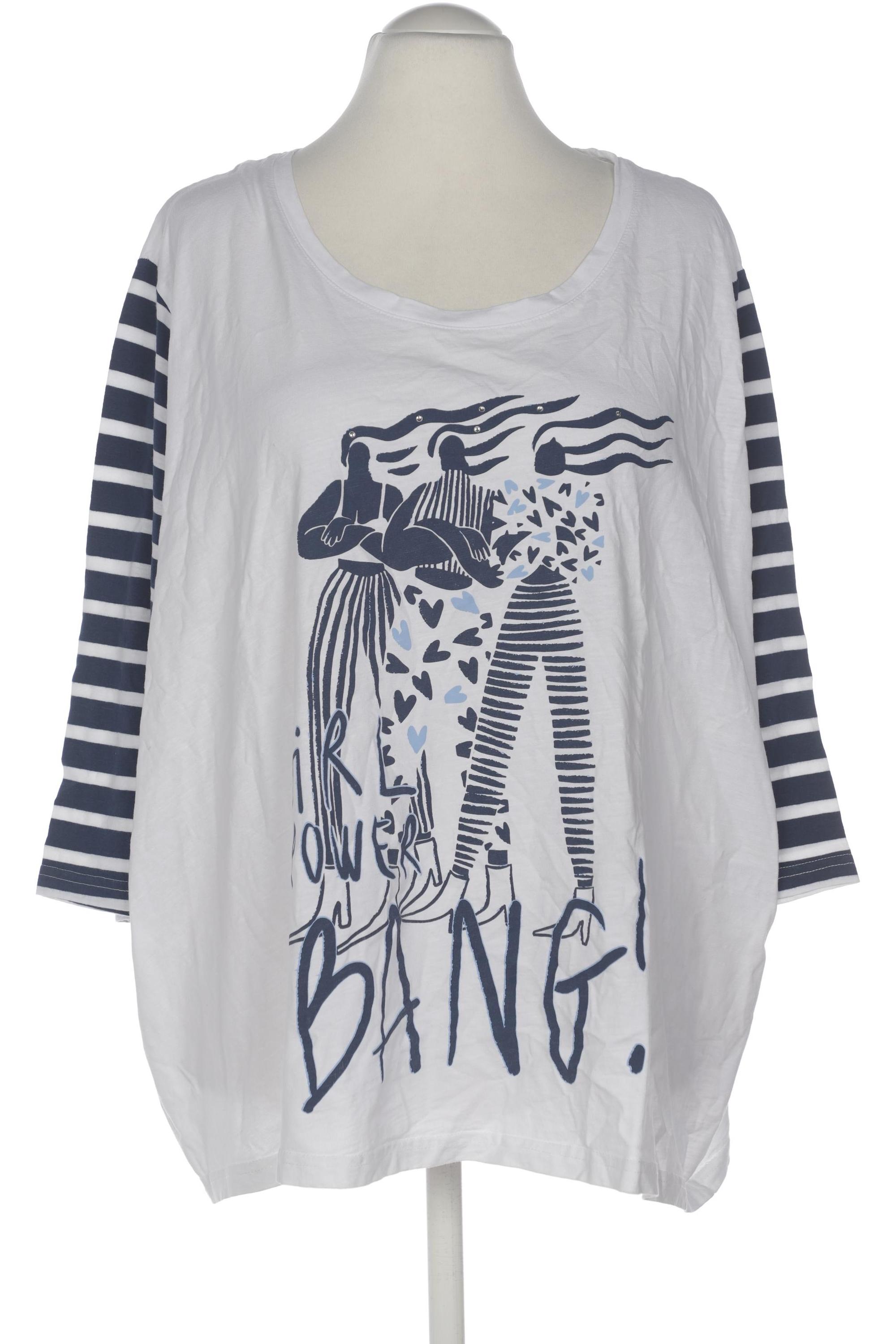 

Ulla Popken Damen T-Shirt, weiß, Gr. 54