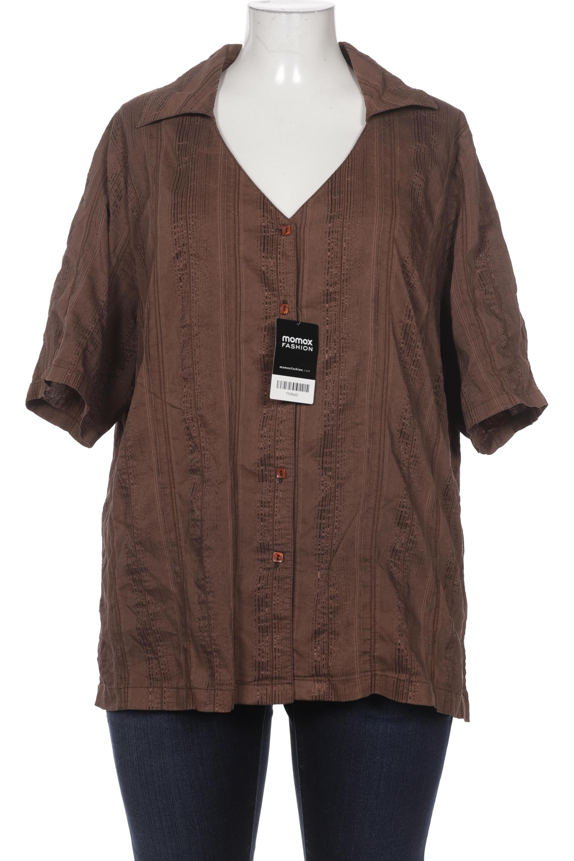 

Ulla Popken Damen Bluse, braun, Gr. 46