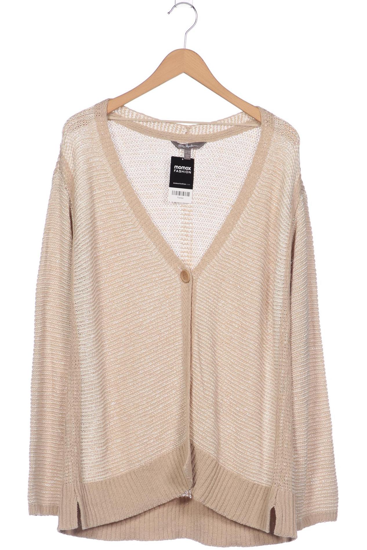 

Ulla Popken Damen Strickjacke, beige, Gr. 46