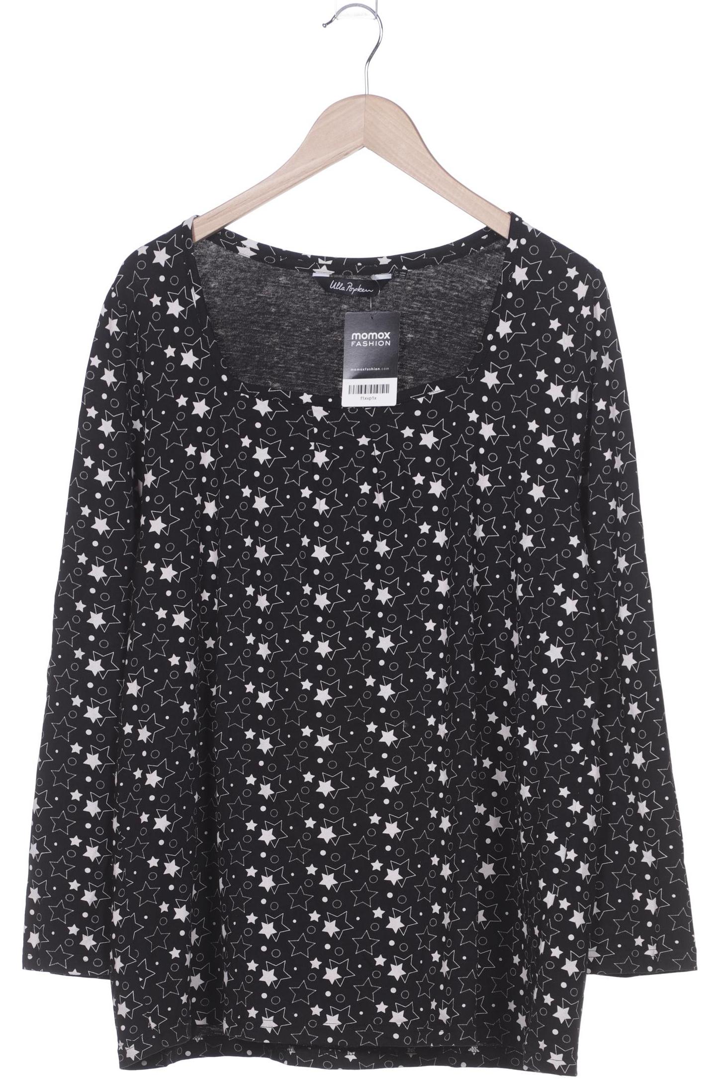 

Ulla Popken Damen Langarmshirt, schwarz, Gr. 46