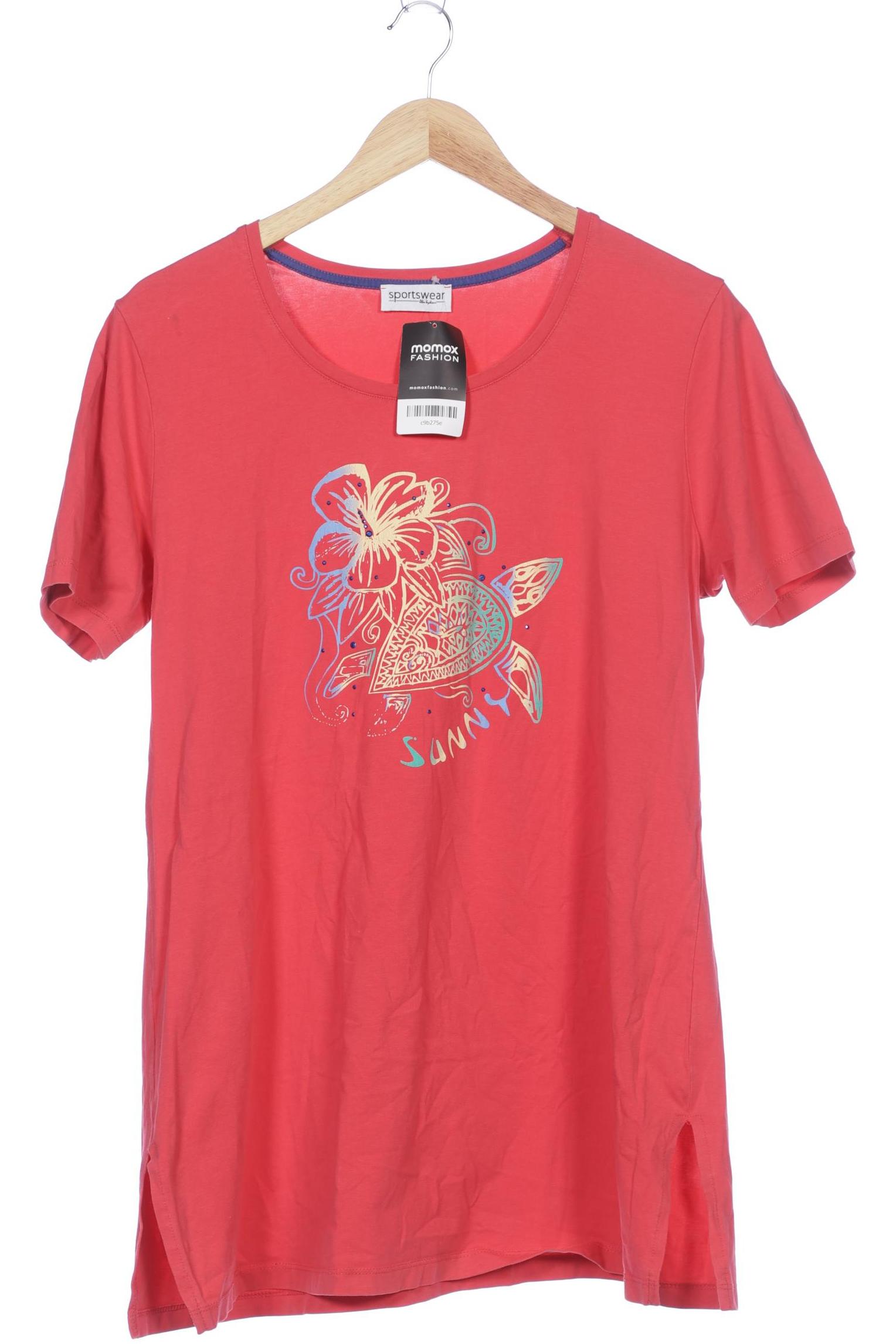 

Ulla Popken Damen T-Shirt, rot, Gr. 42