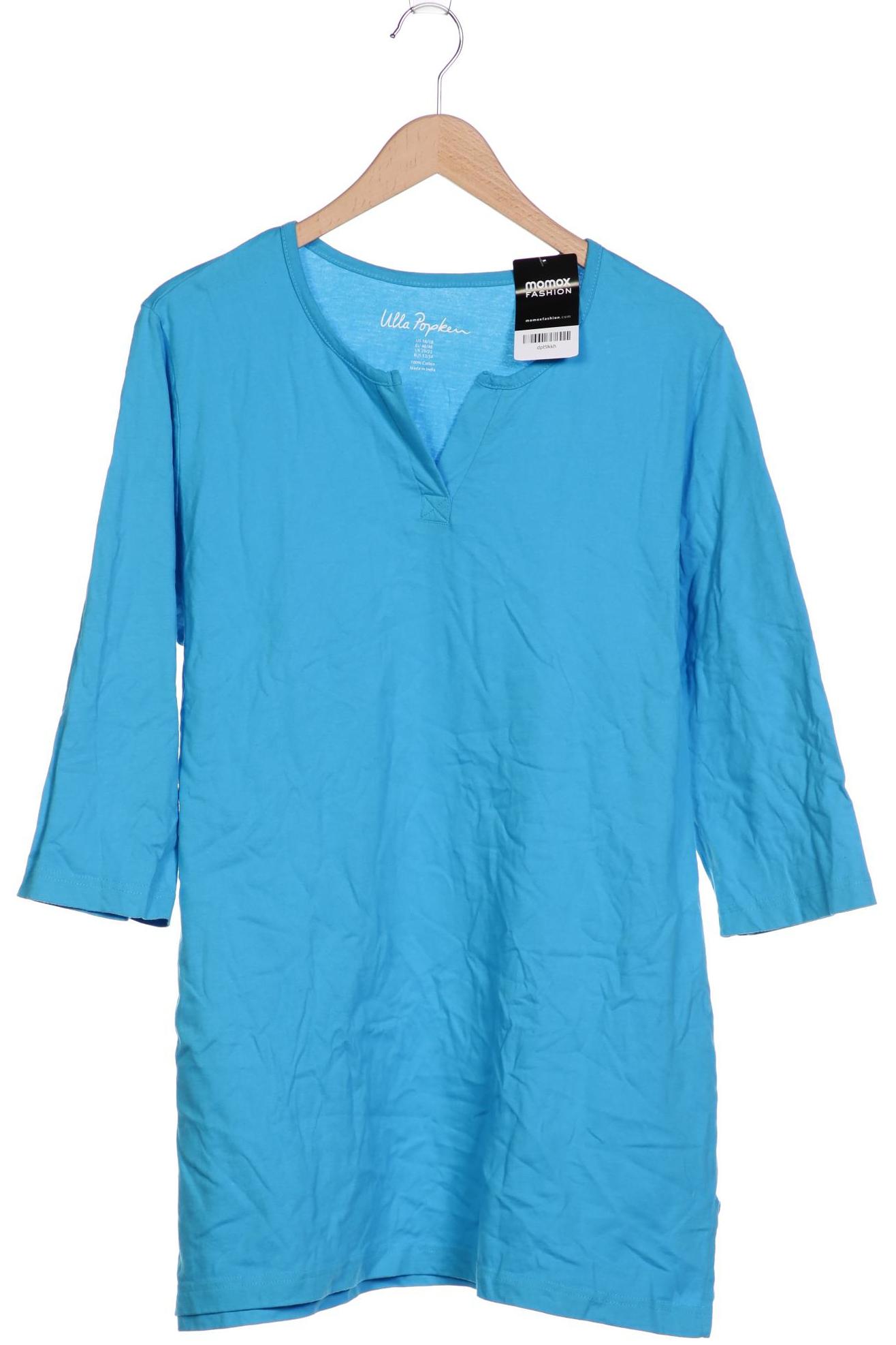 

Ulla Popken Damen Langarmshirt, blau