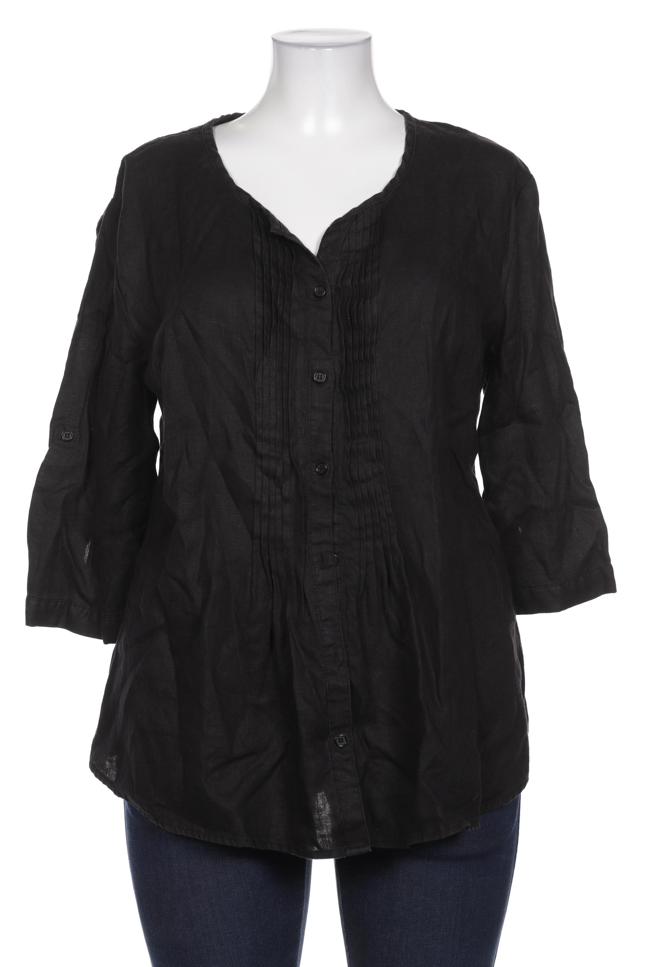 

Ulla Popken Damen Bluse, schwarz, Gr. 42