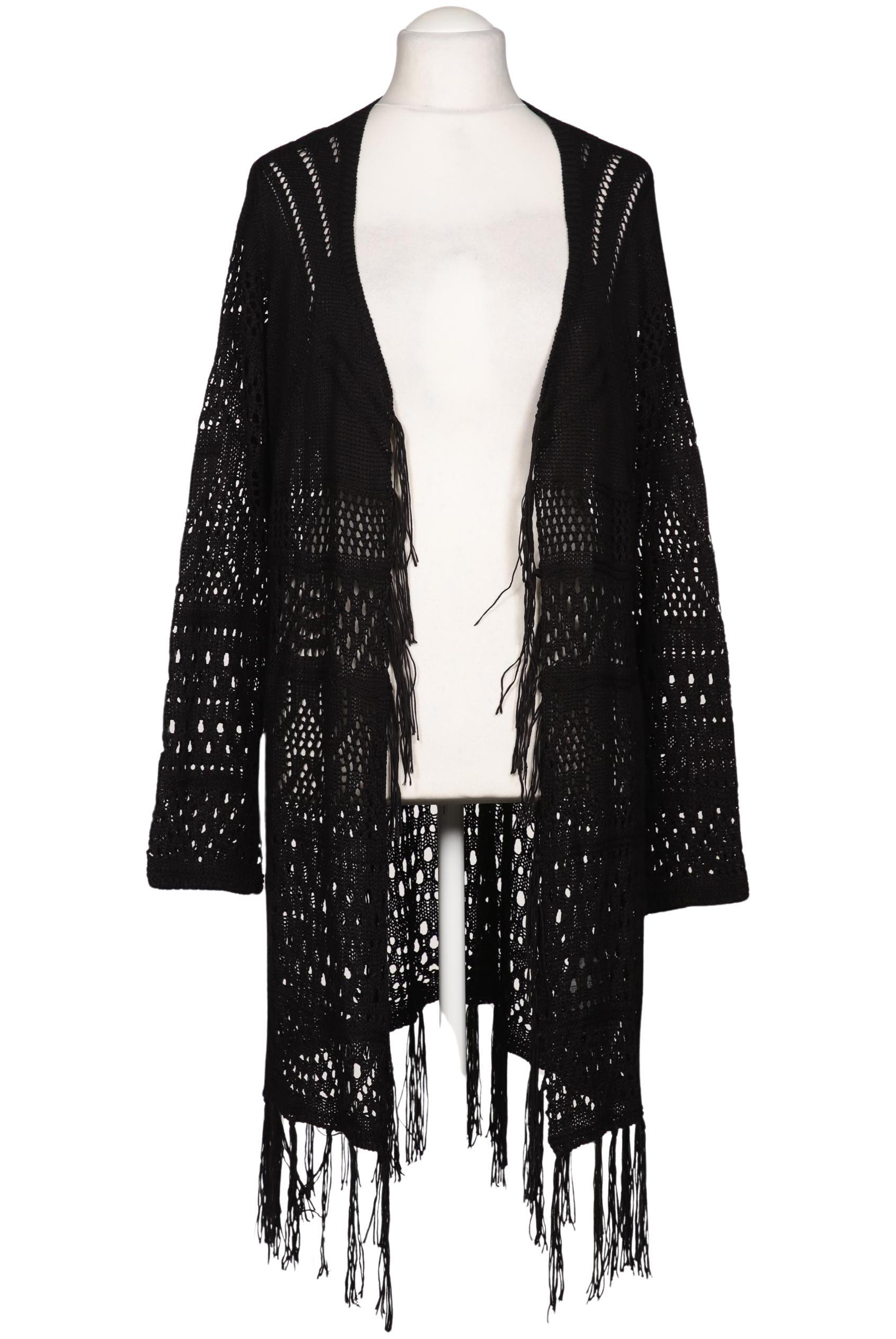 

Ulla Popken Damen Strickjacke, schwarz, Gr. 46