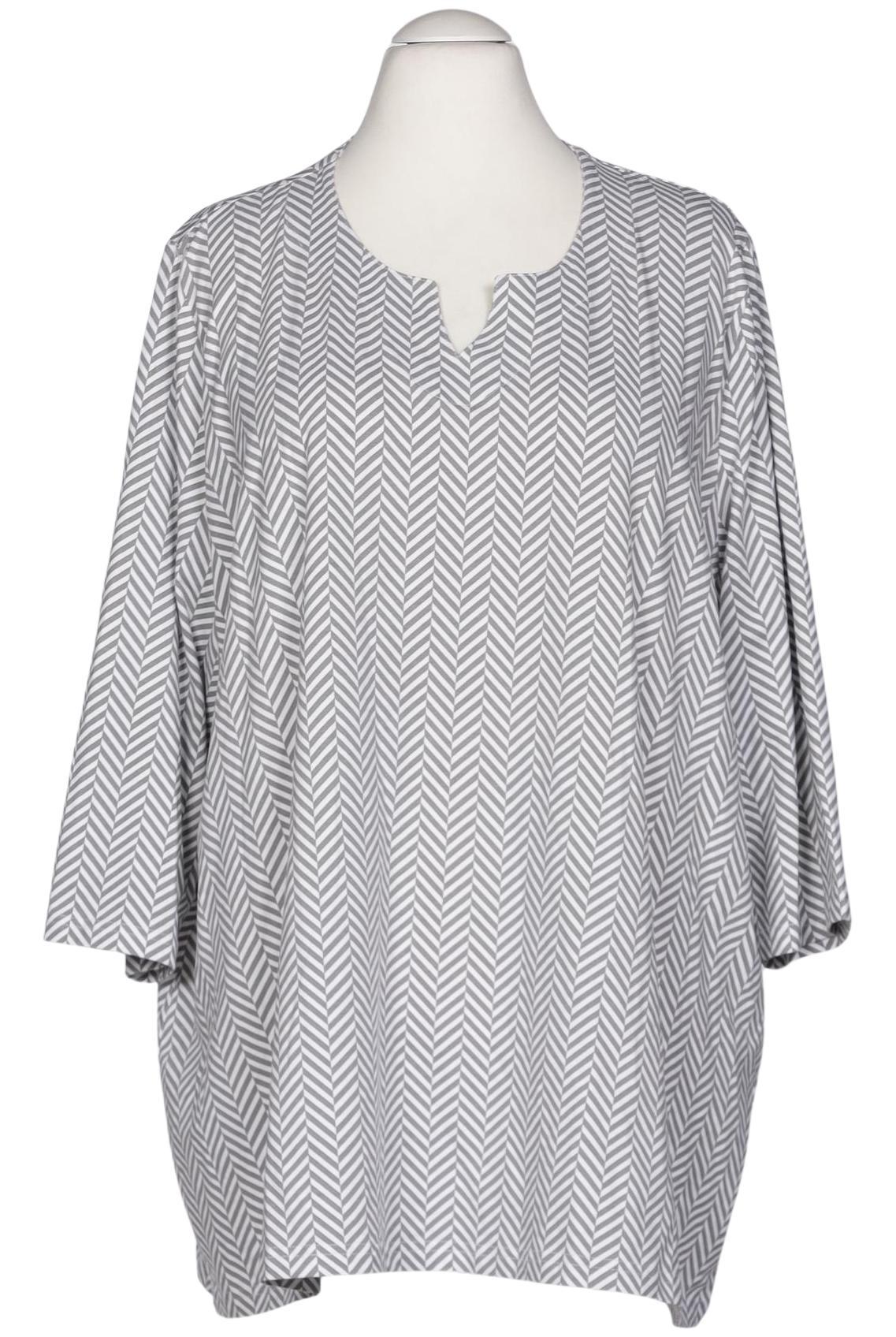 

Ulla Popken Damen Langarmshirt, grau, Gr. 54