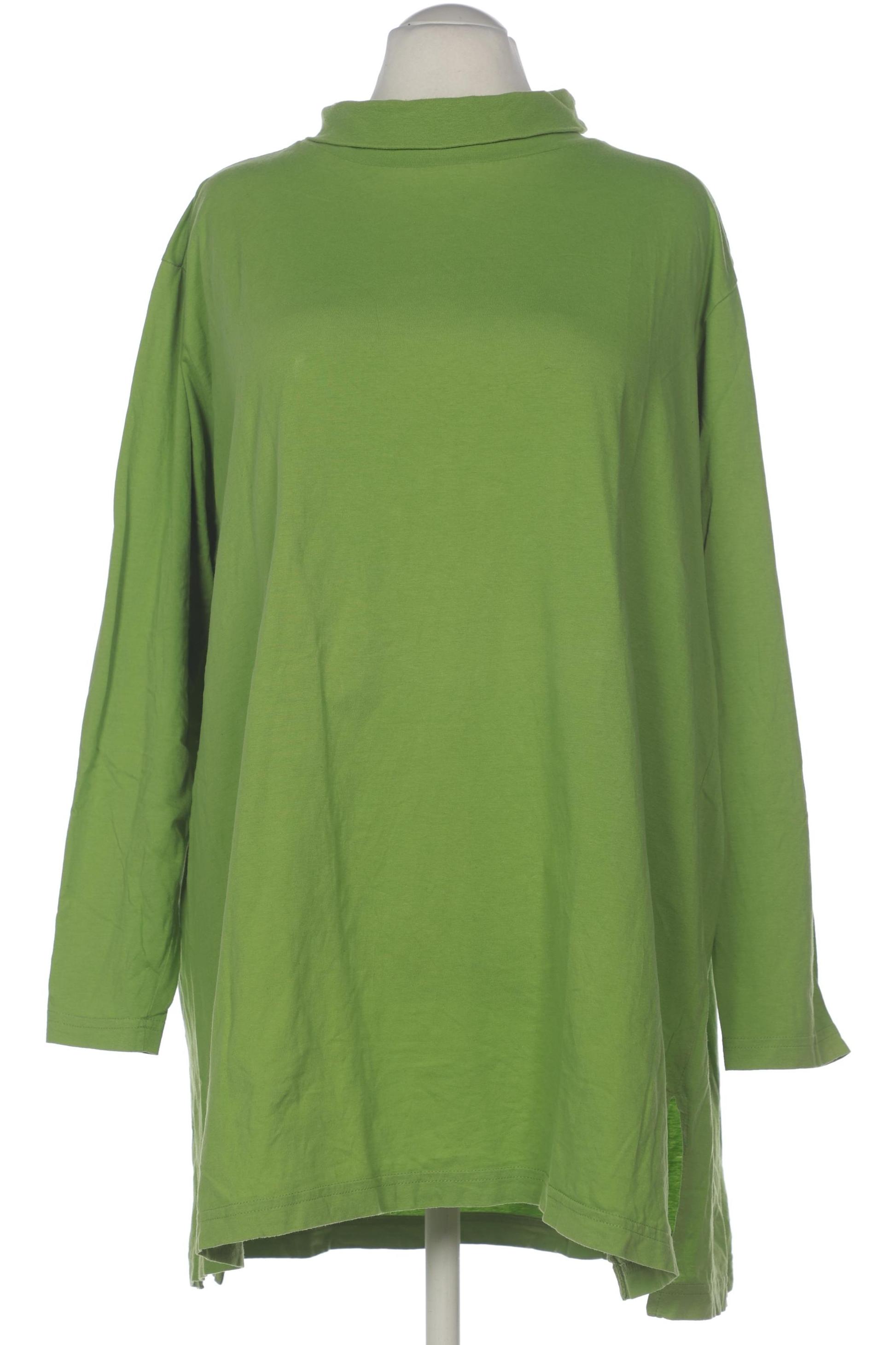 

Ulla Popken Damen Langarmshirt, grün, Gr. 54