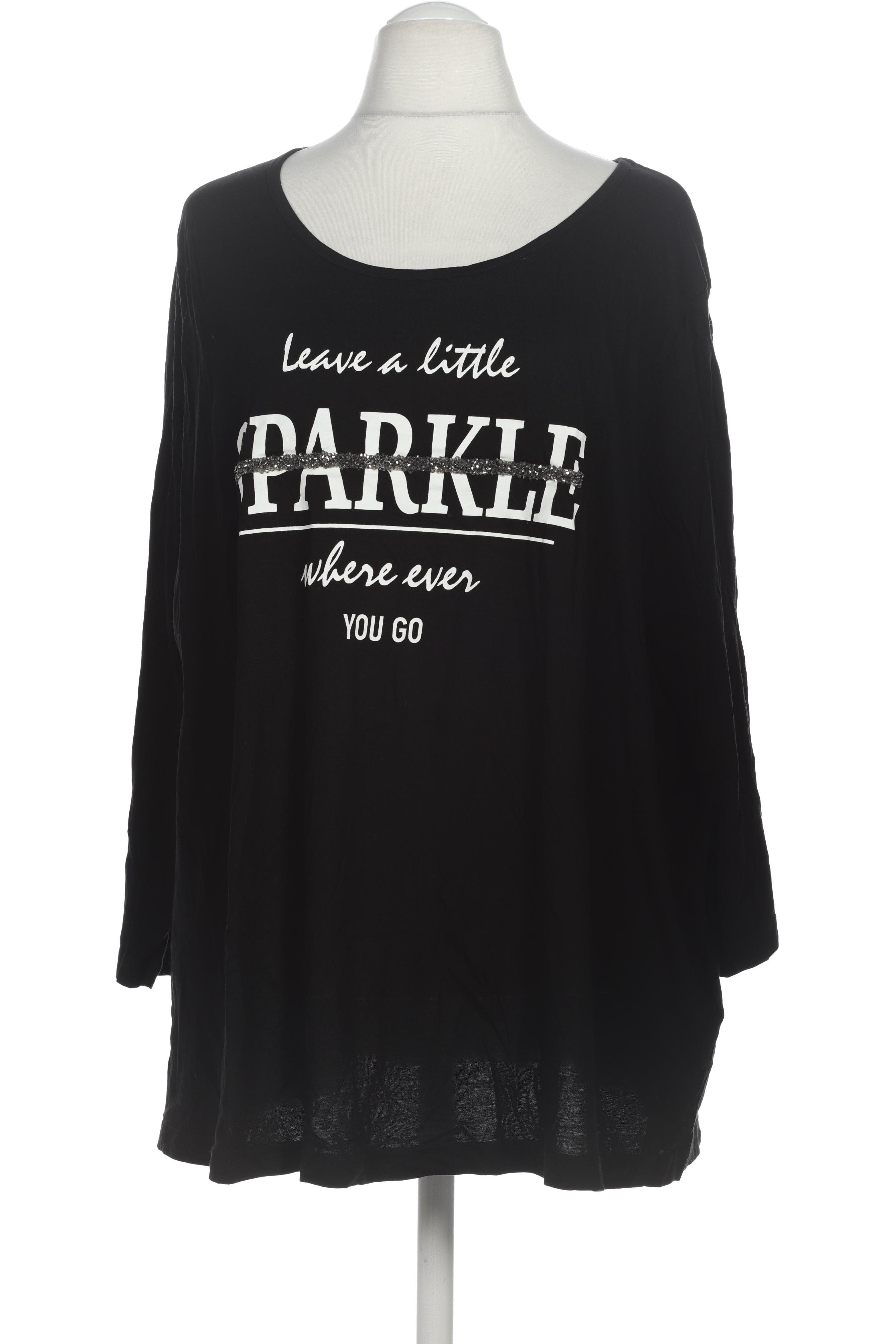 

Ulla Popken Damen Langarmshirt, schwarz, Gr. 58
