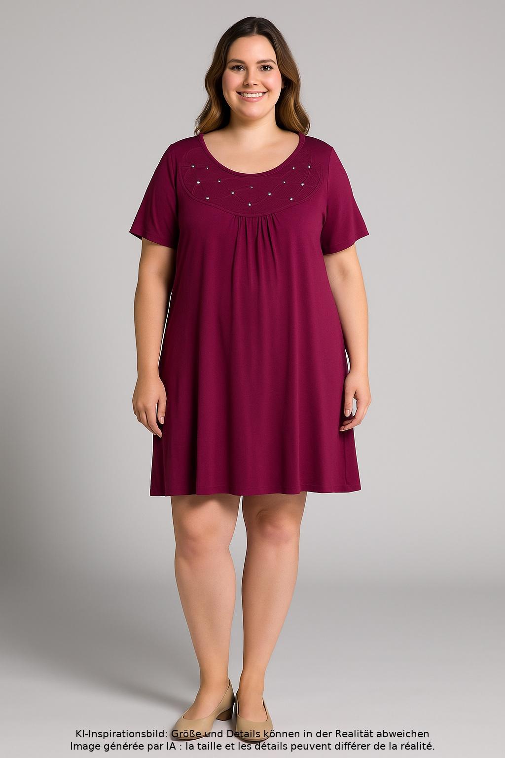 

Ulla Popken Damen Kleid, flieder, Gr. 50