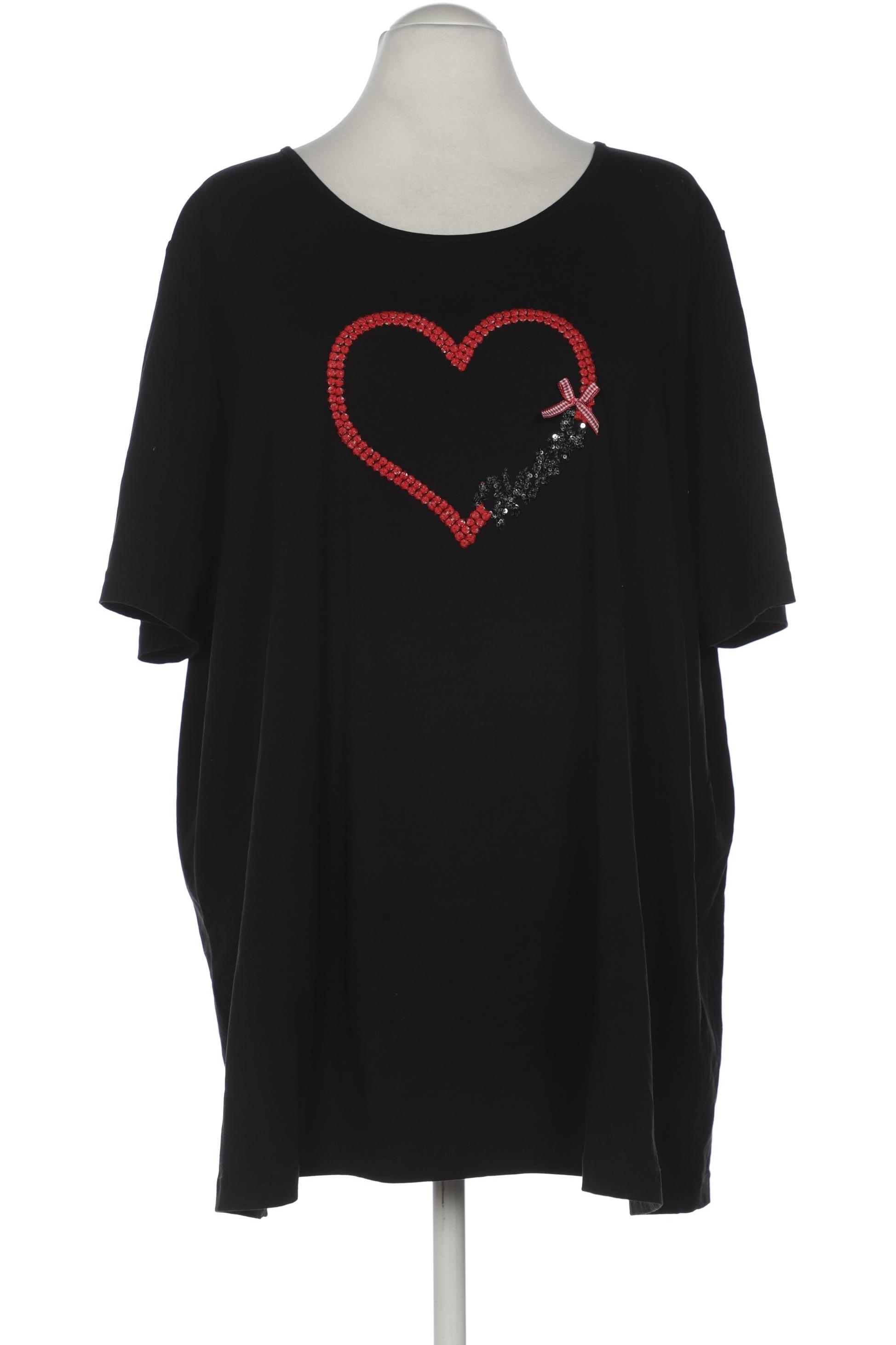 

Ulla Popken Damen T-Shirt, schwarz, Gr. 54