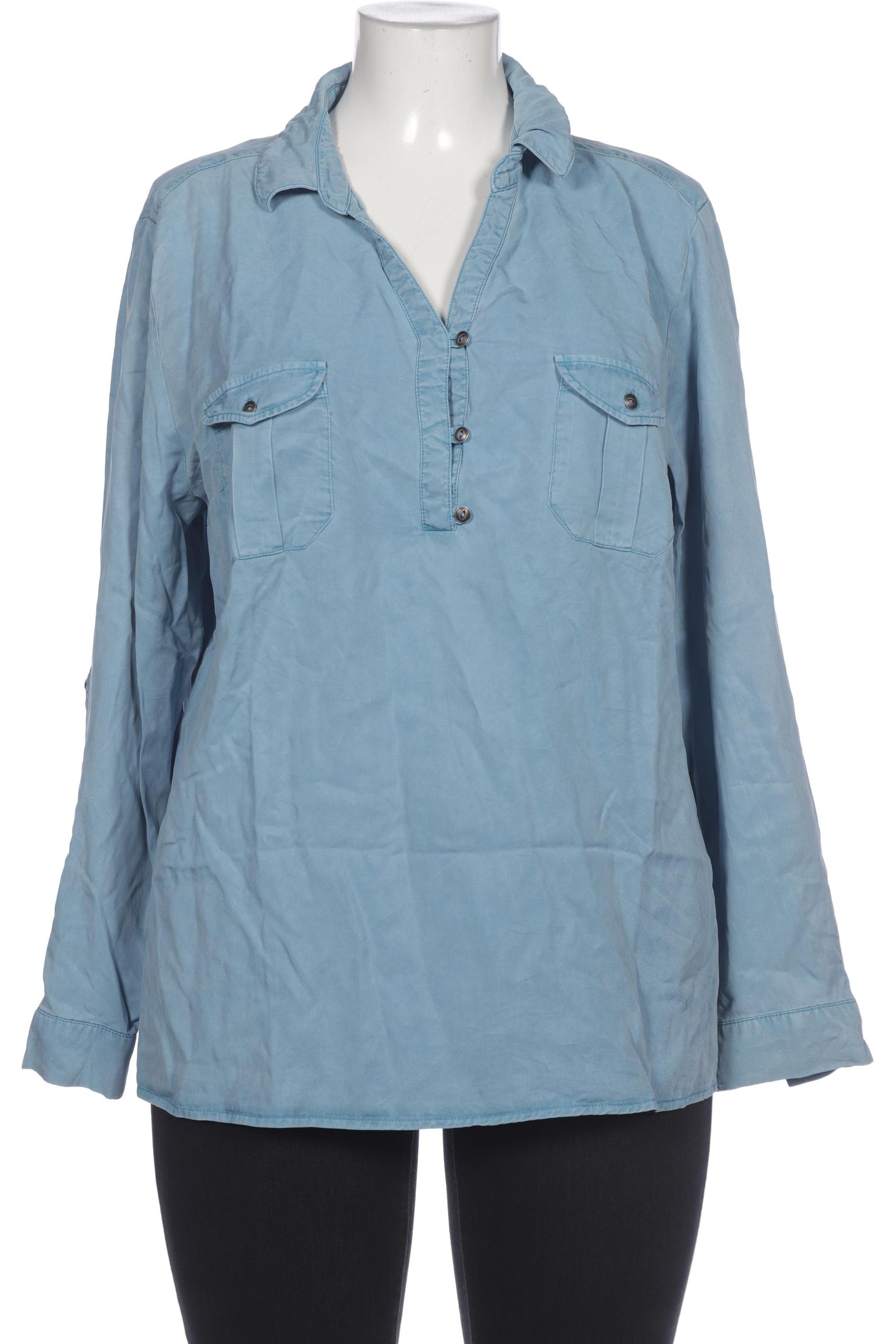 

Ulla Popken Damen Bluse, blau, Gr. 46