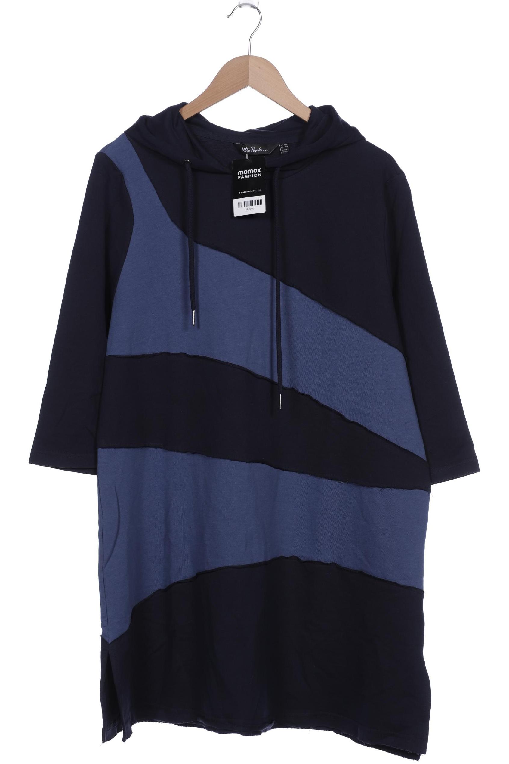 

Ulla Popken Damen Kapuzenpullover, blau