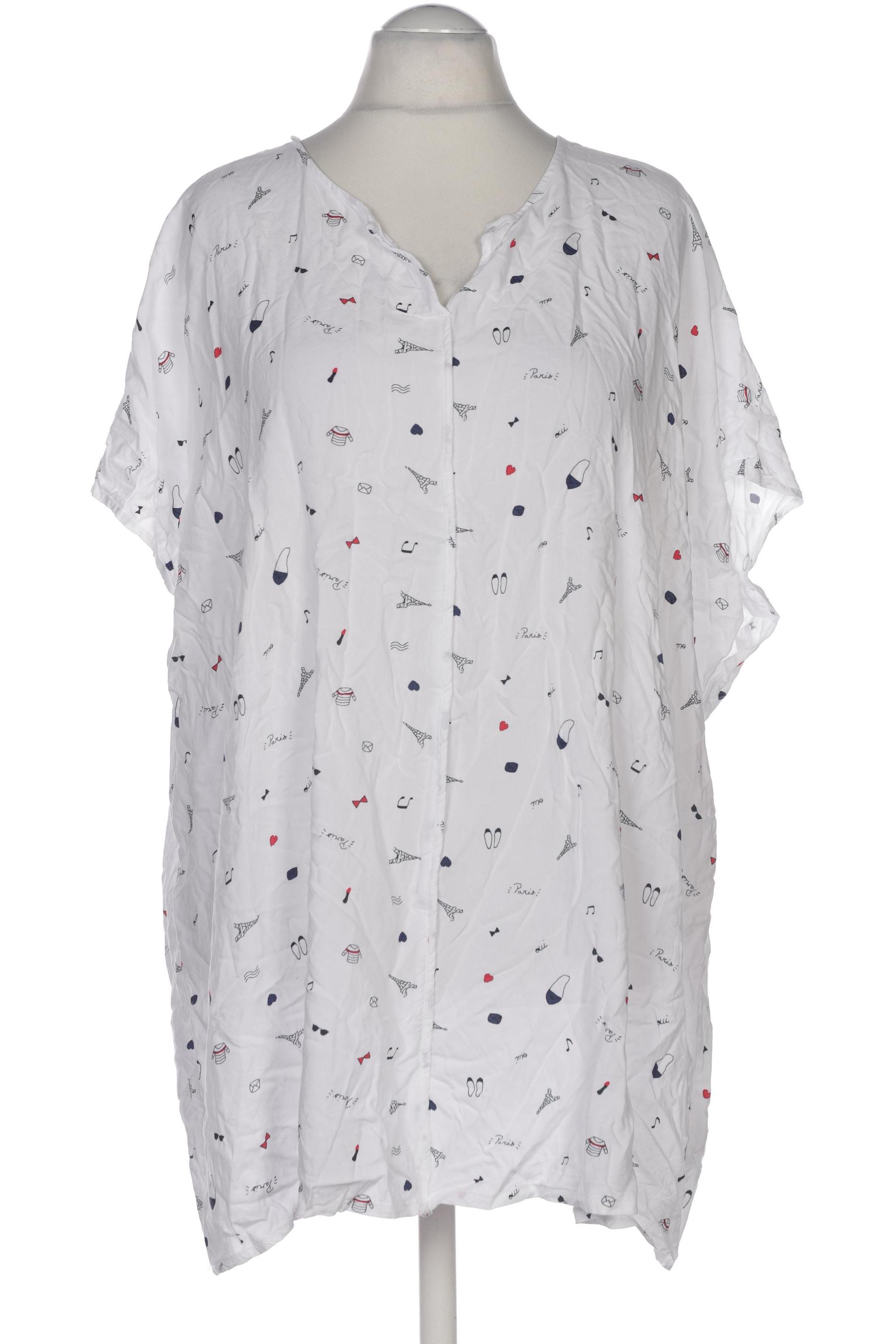 

Ulla Popken Damen Bluse, weiß, Gr. 58