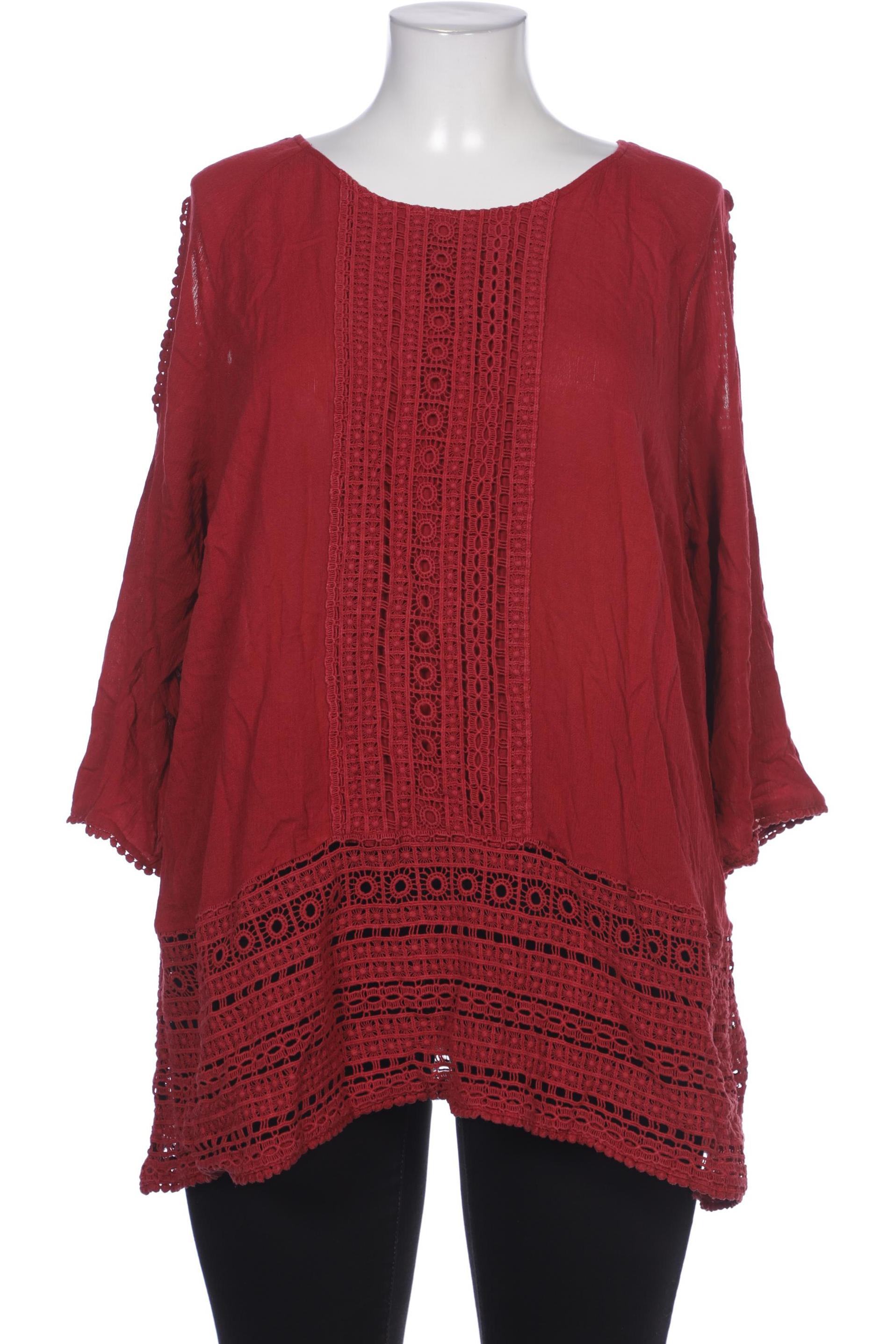 

Ulla Popken Damen Bluse, rot, Gr. 46