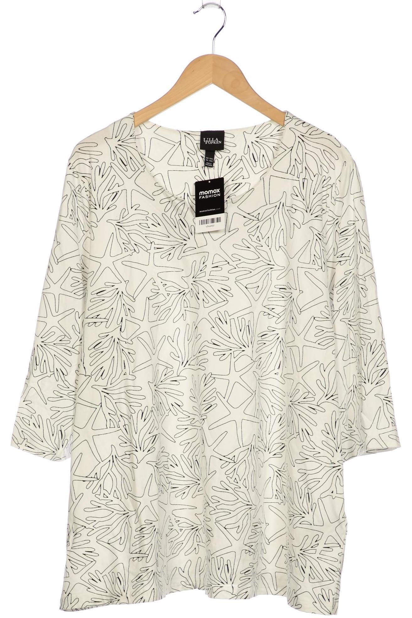 

Ulla Popken Damen Langarmshirt, weiß, Gr. 50