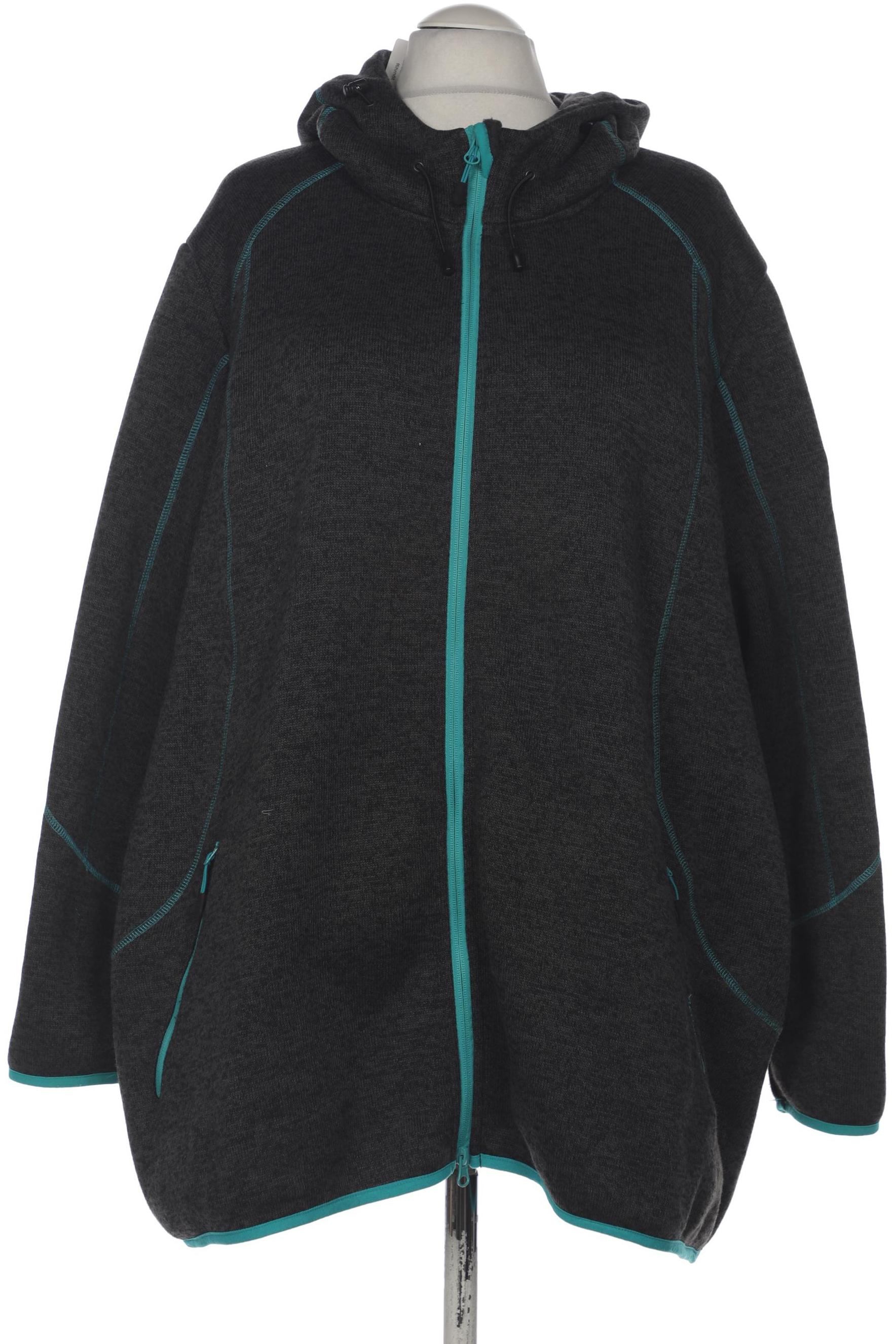 

Ulla Popken Damen Kapuzenpullover, grau, Gr. 58