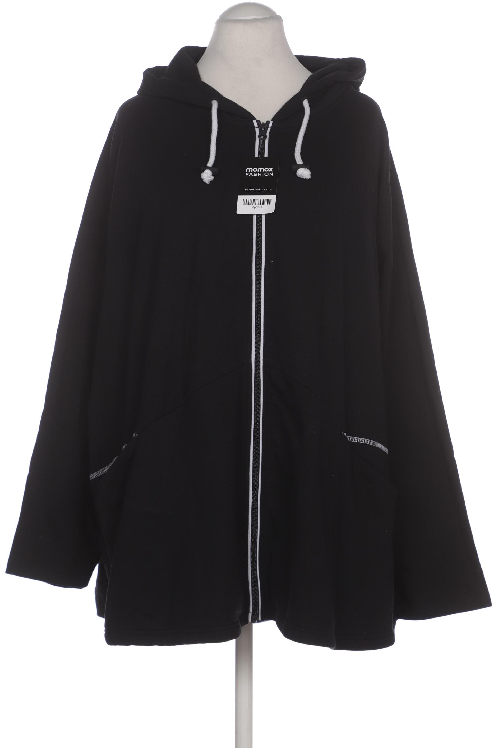 

Ulla Popken Damen Kapuzenpullover, schwarz, Gr. 62