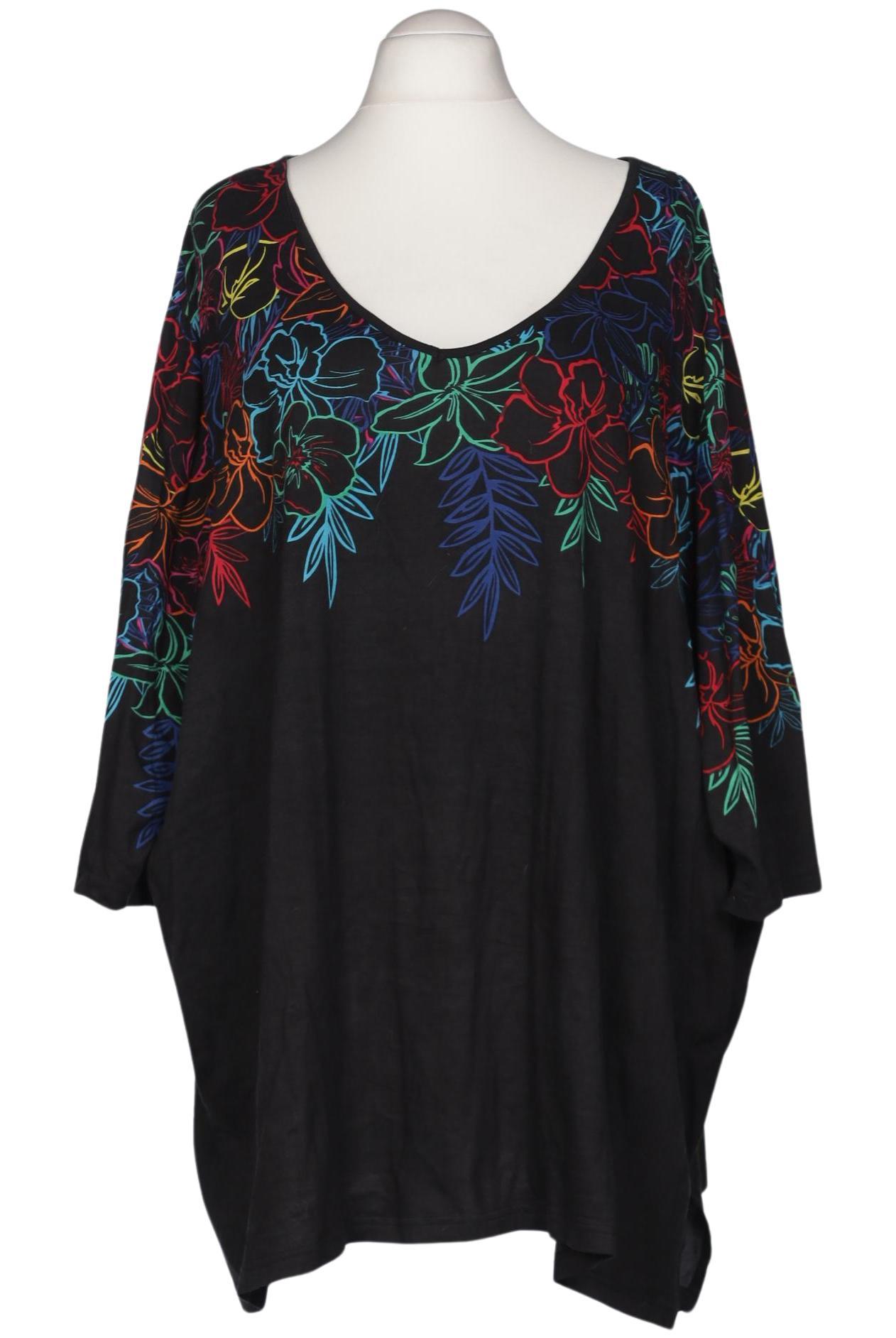 

Ulla Popken Damen T-Shirt, schwarz, Gr. 66