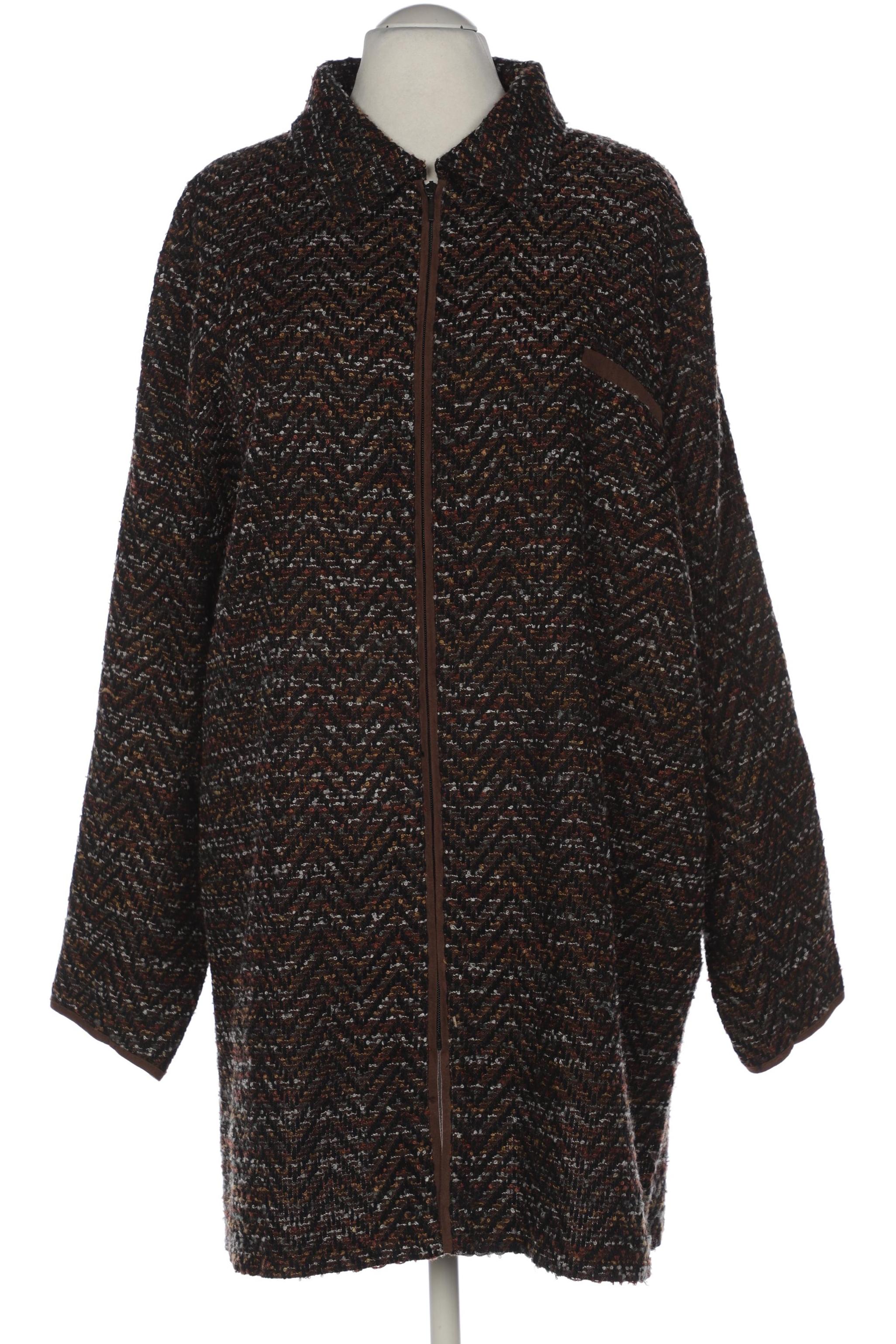 

Ulla Popken Damen Strickjacke, braun, Gr. 58