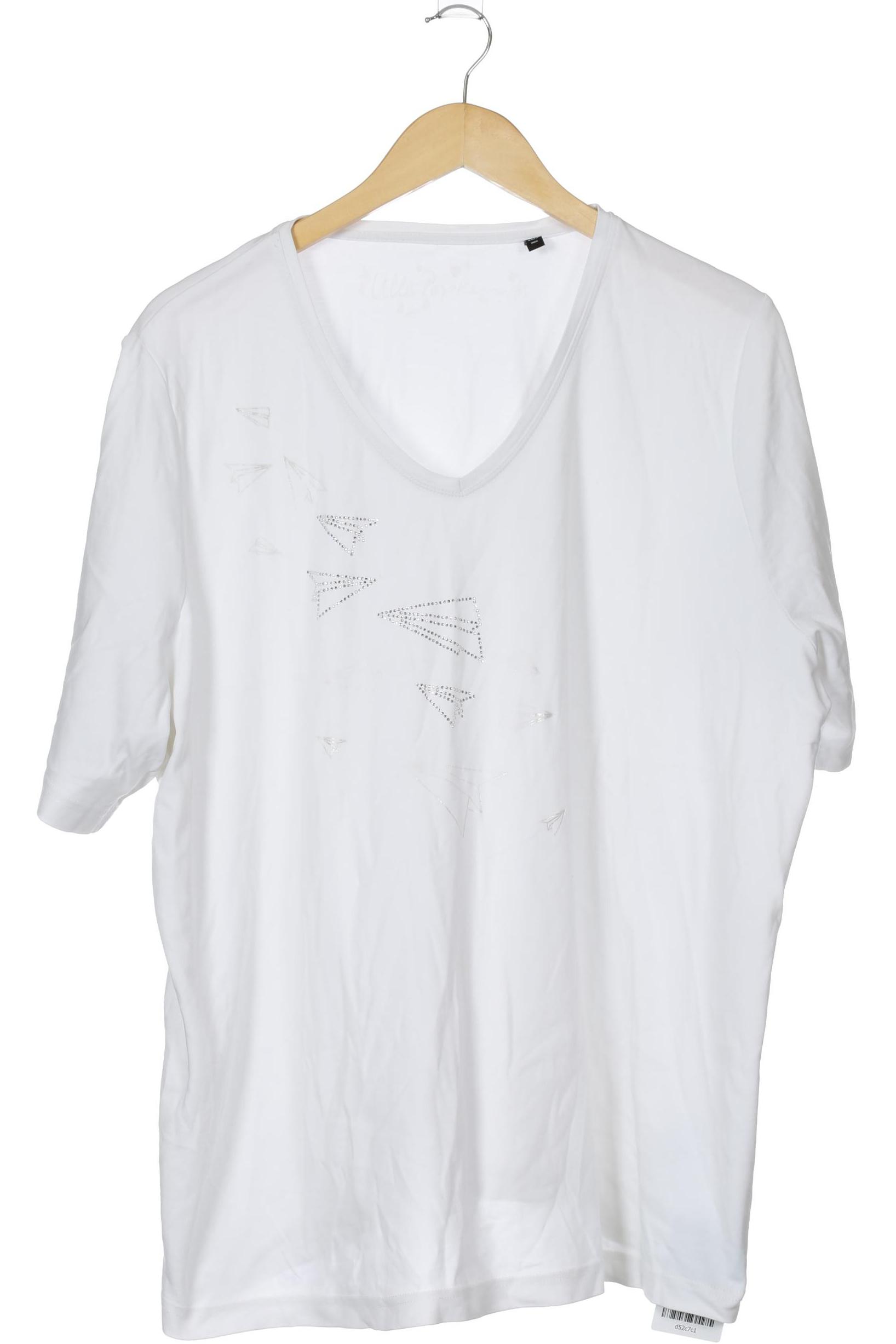 

Ulla Popken Damen T-Shirt, weiß, Gr. 50
