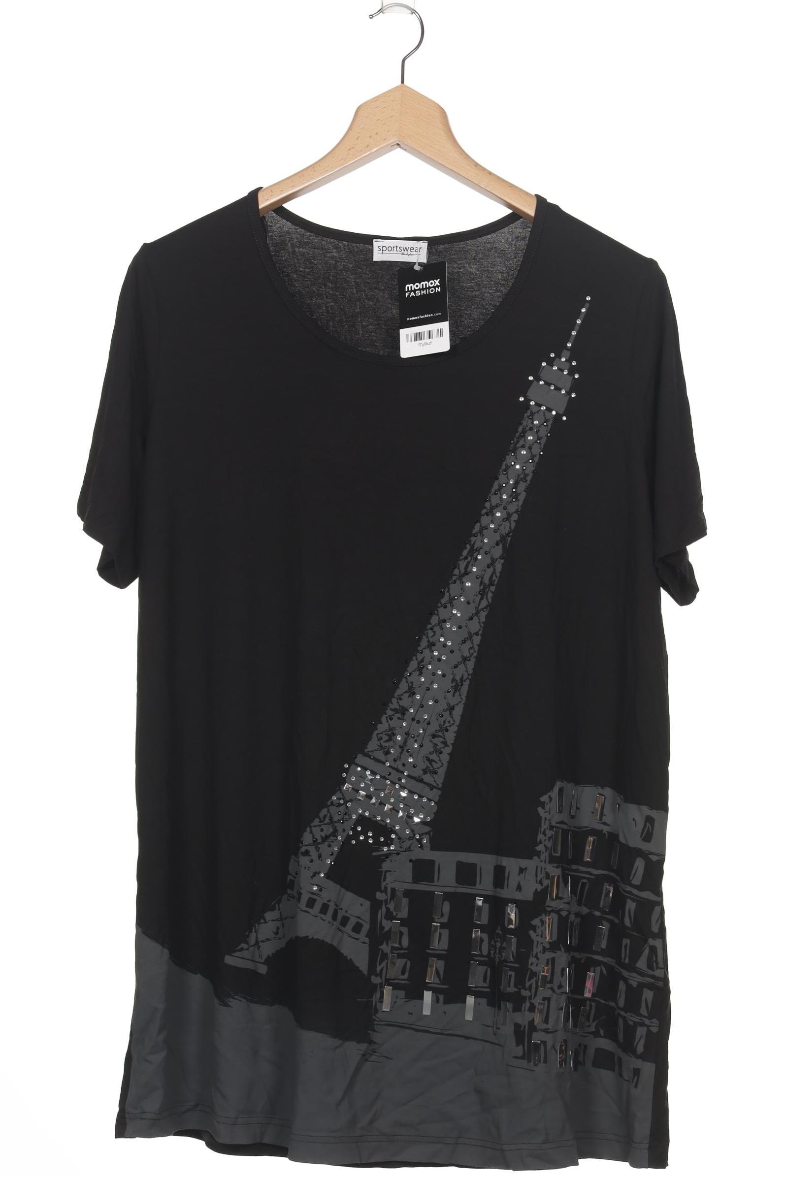 

Ulla Popken Damen T-Shirt, schwarz, Gr. 50