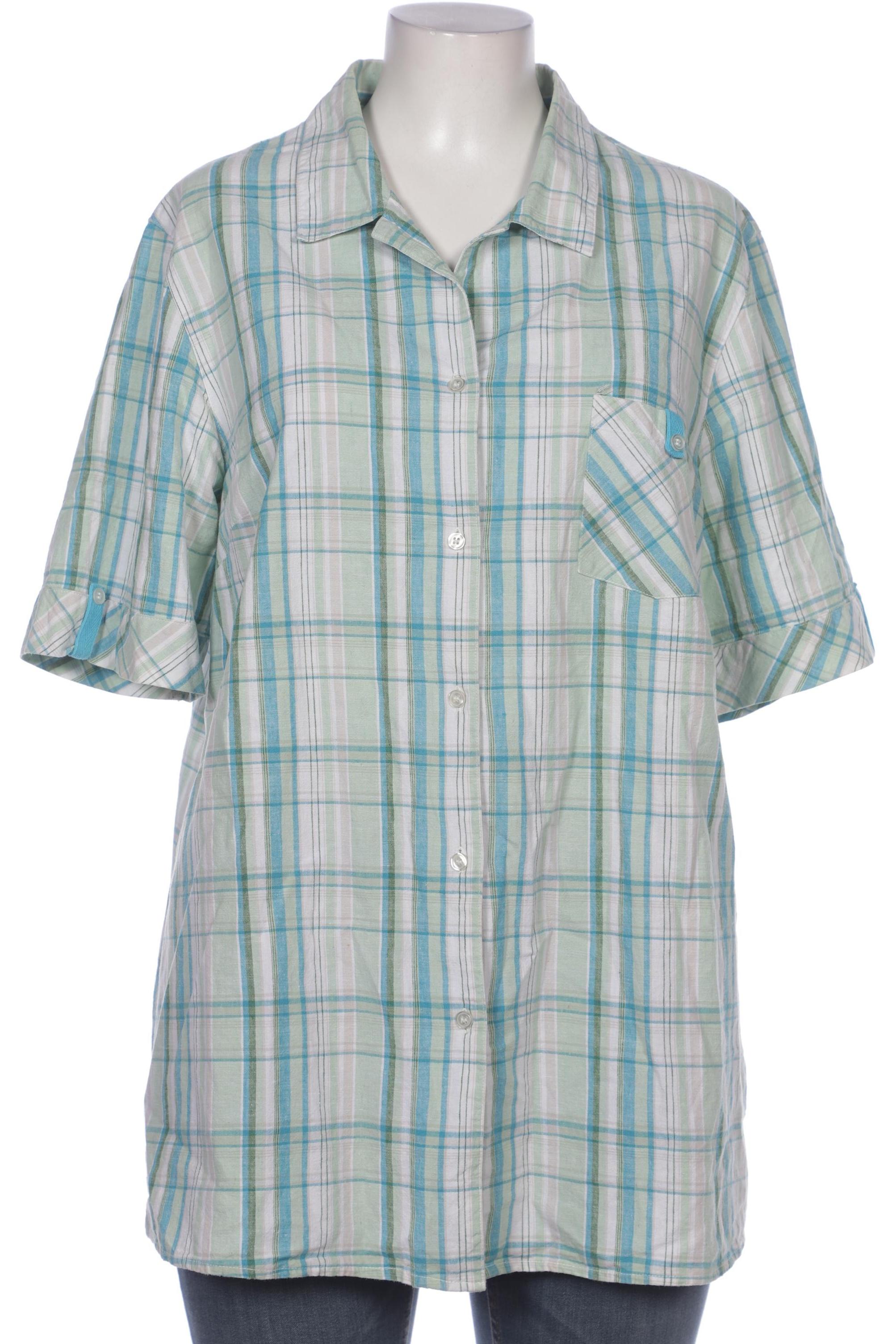

Ulla Popken Damen Bluse, türkis, Gr. 46