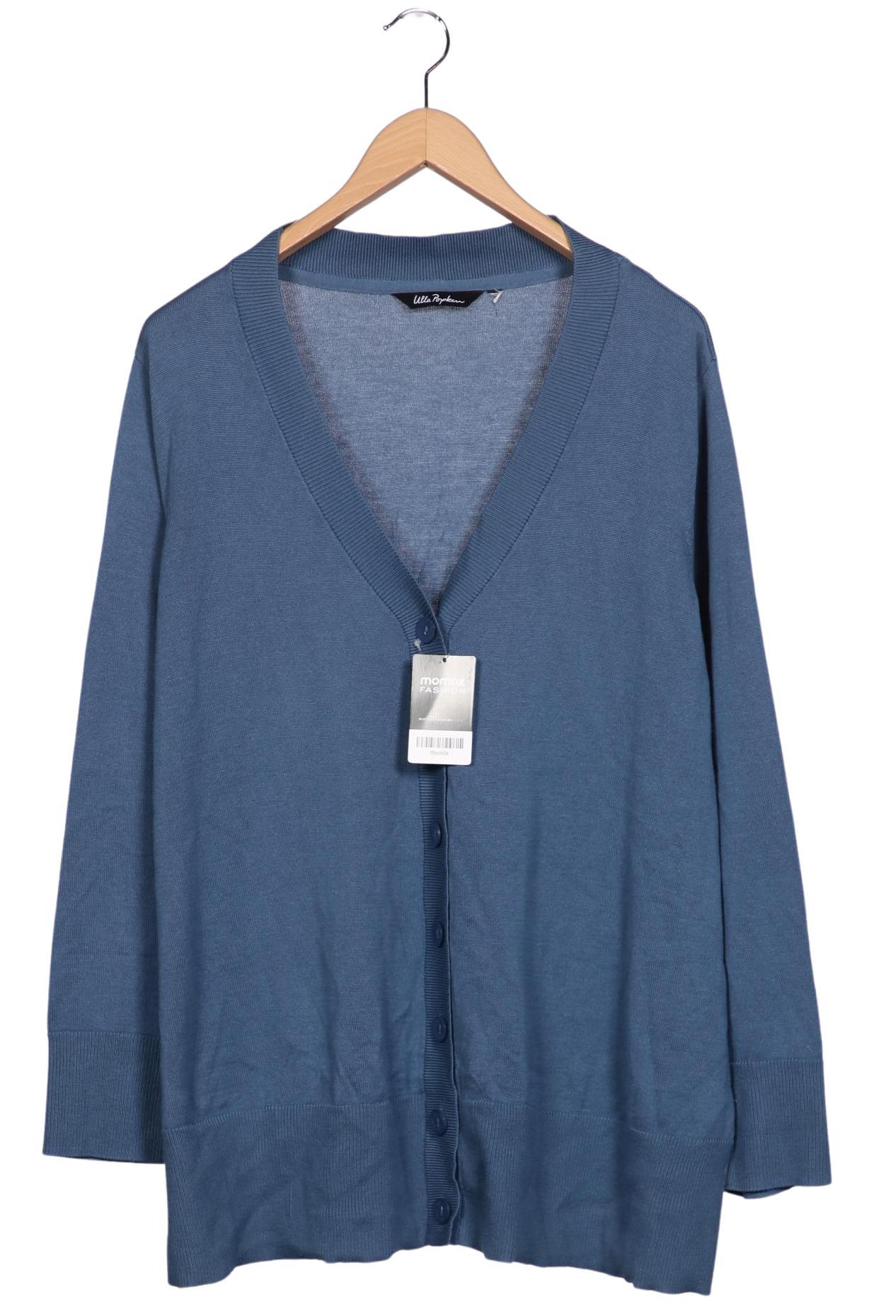 

Ulla Popken Damen Strickjacke, blau, Gr. 48