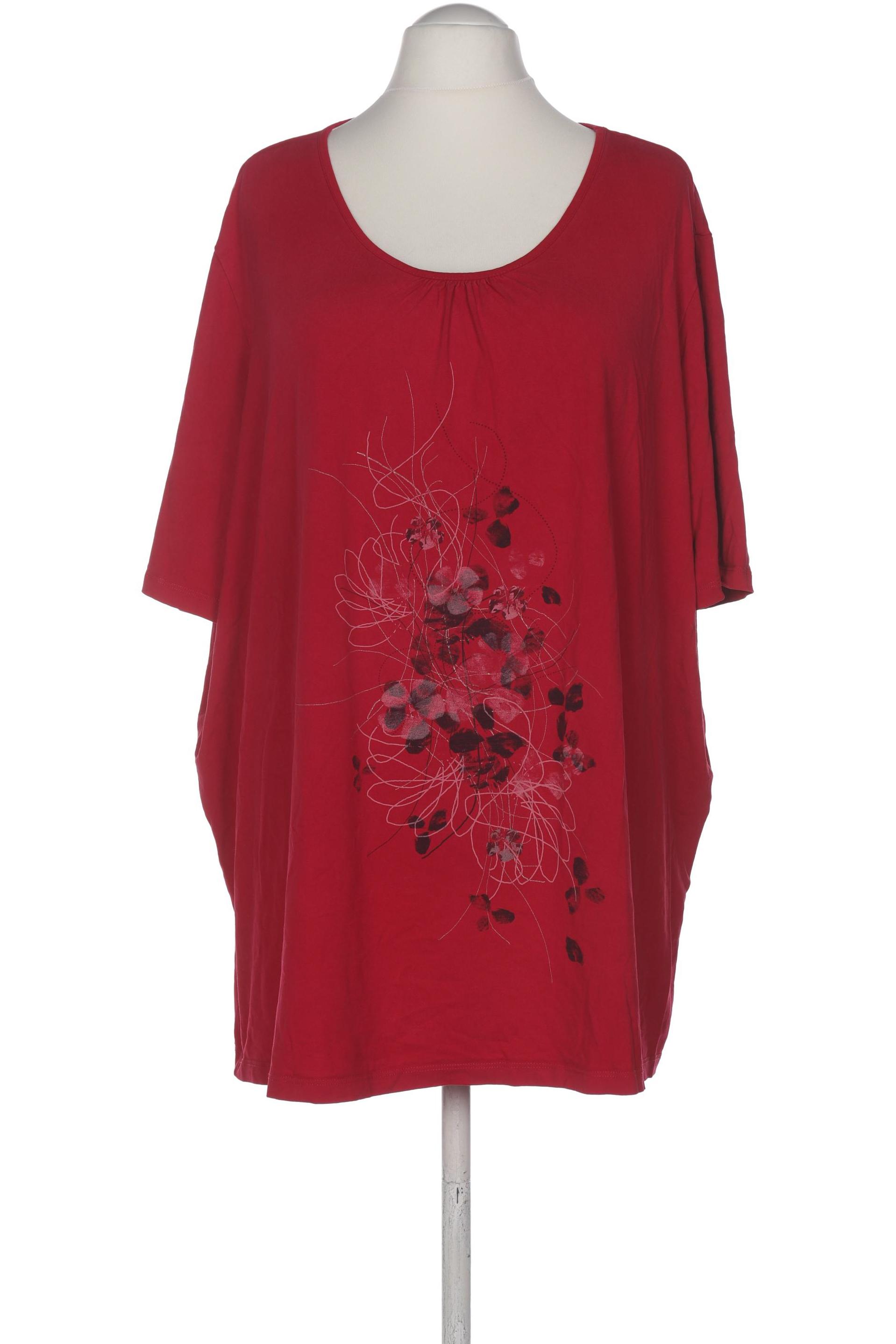 

Ulla Popken Damen T-Shirt, rot, Gr. 54