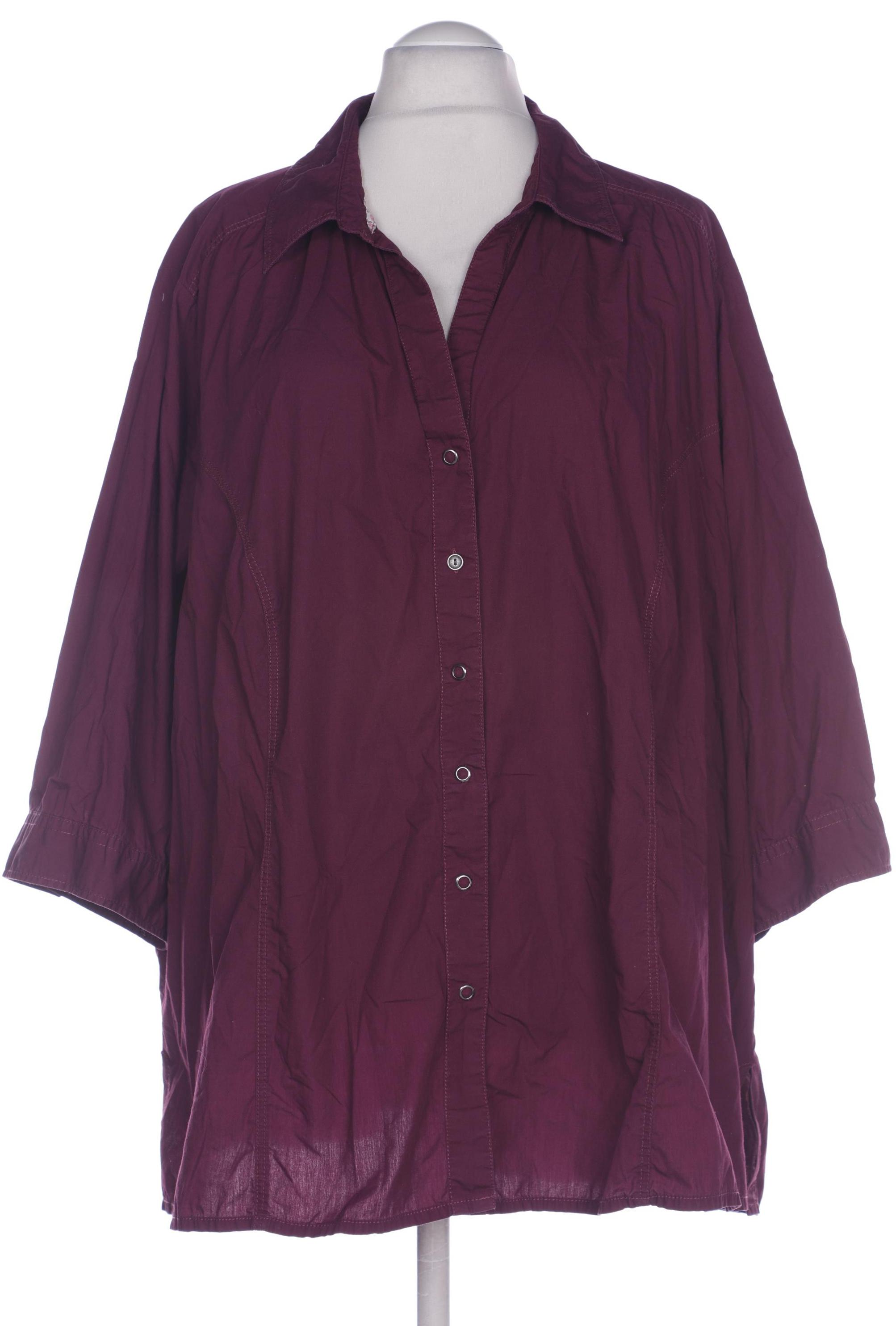 

Ulla Popken Damen Bluse, bordeaux, Gr. 58