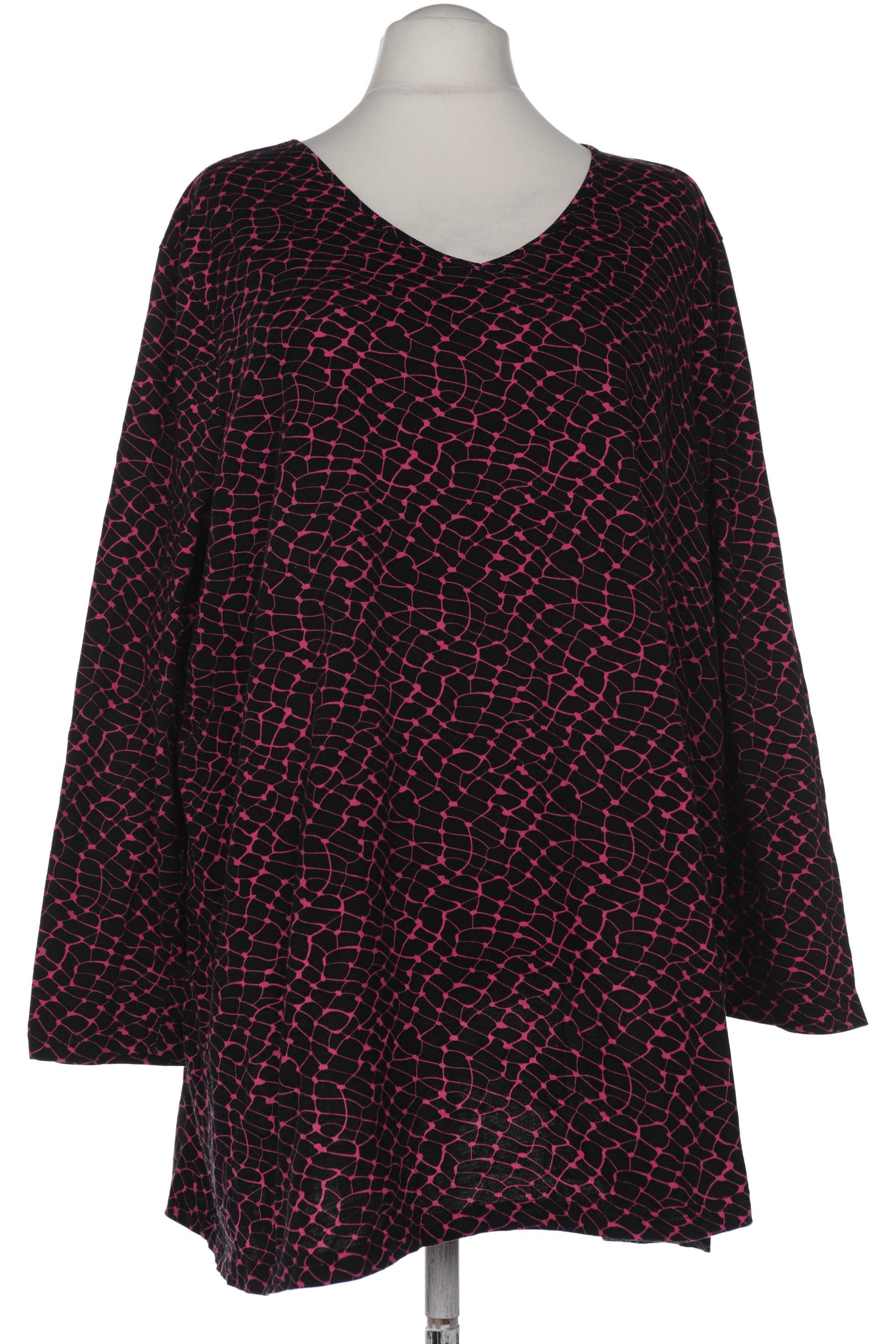 

Ulla Popken Damen Langarmshirt, schwarz, Gr. 54