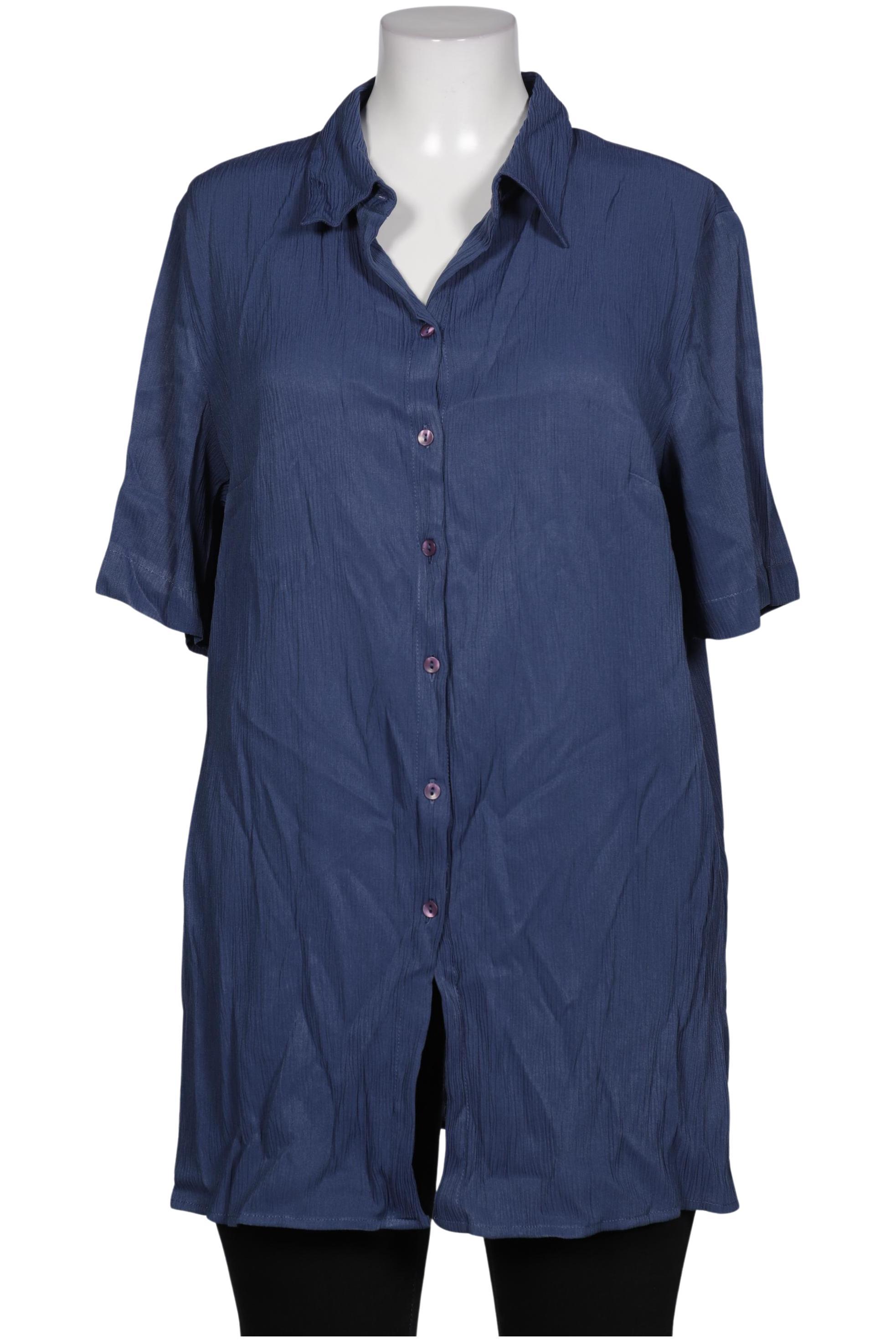 

Ulla Popken Damen Bluse, blau, Gr. 46