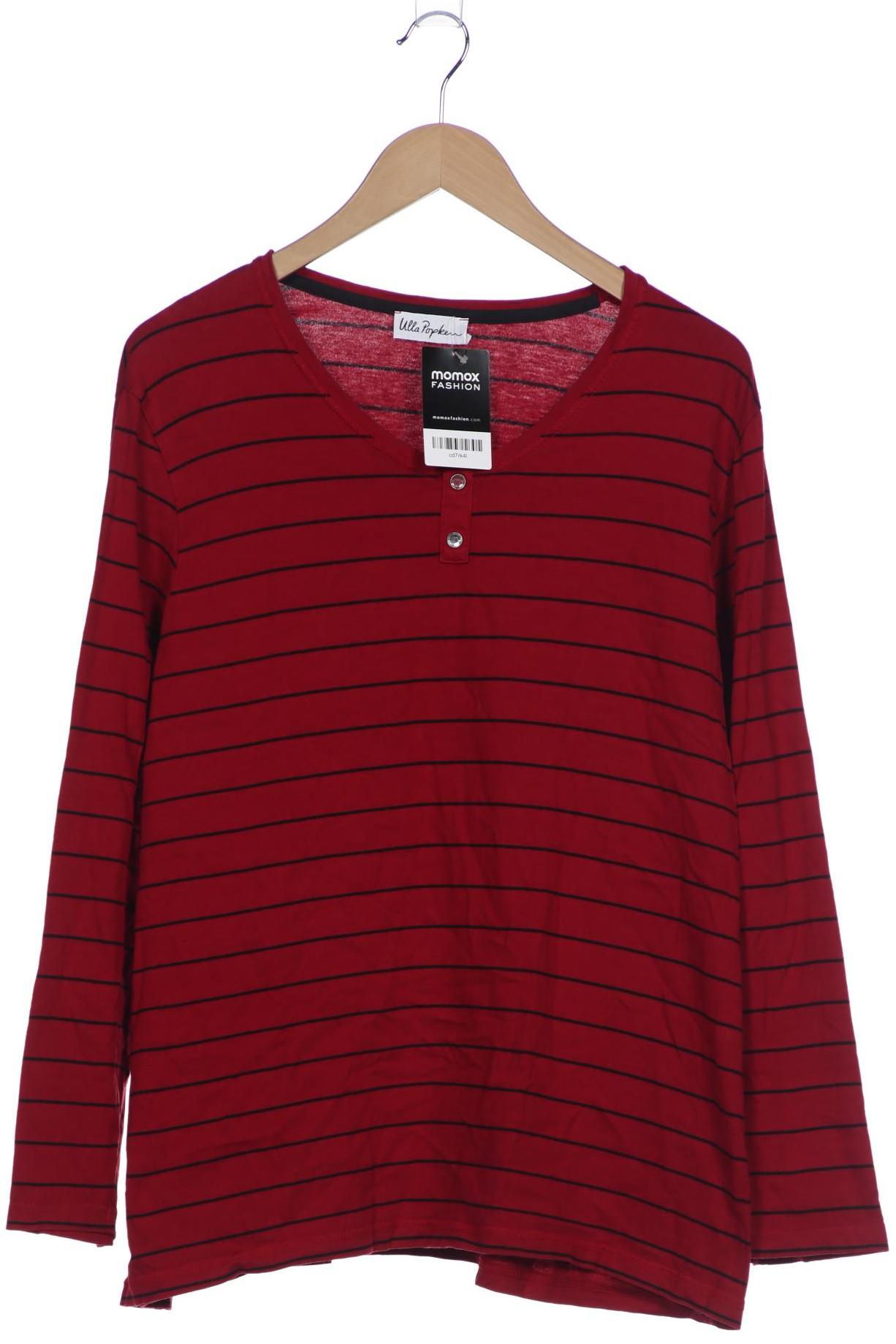 

Ulla Popken Damen Langarmshirt, rot, Gr. 46