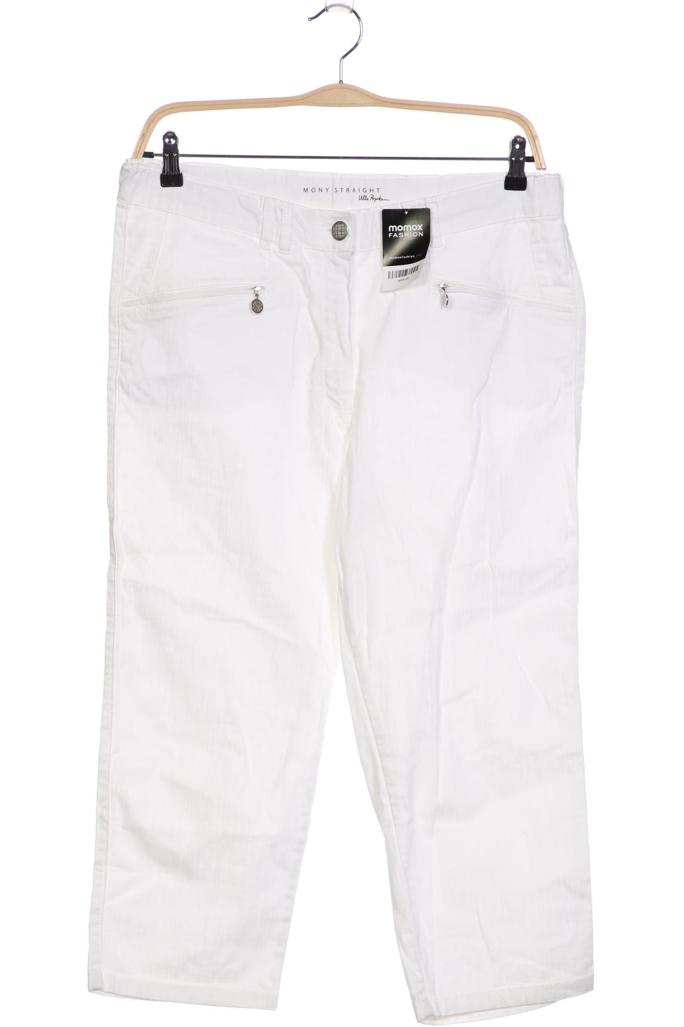 

Ulla Popken Damen Stoffhose, weiß, Gr. 35